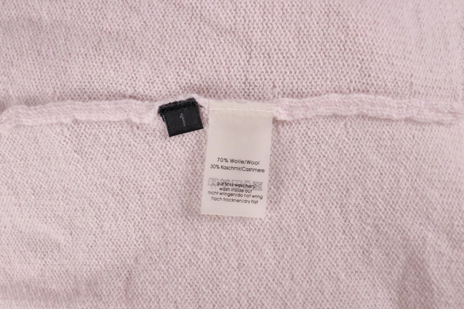 Designer FFC Pink Wool Cashmere Knit Drepe Cardigan Sweater Size 1 Size M / US 6-8 / IT 42-44 - 9 Thumbnail