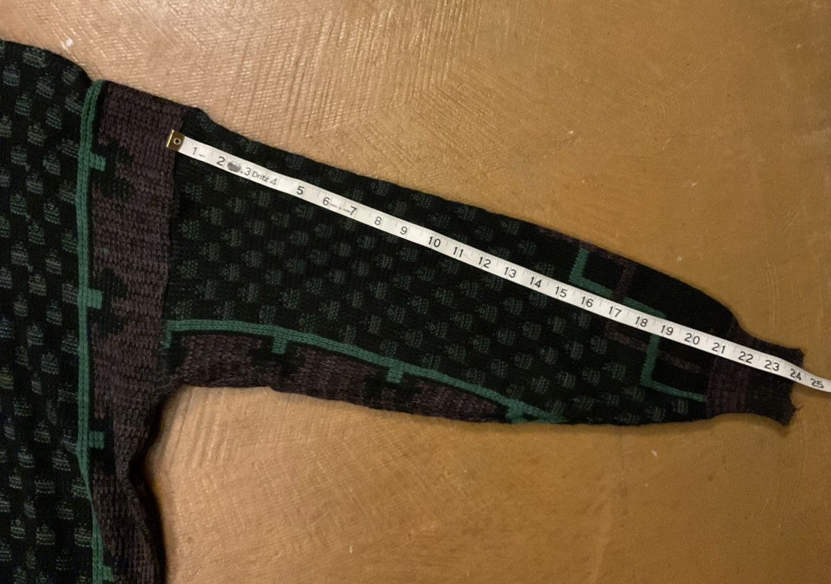 Other Men's Geometric Crewneck Sweater - Green and Gray Size US XL / EU 56 / 4 - 5 Thumbnail