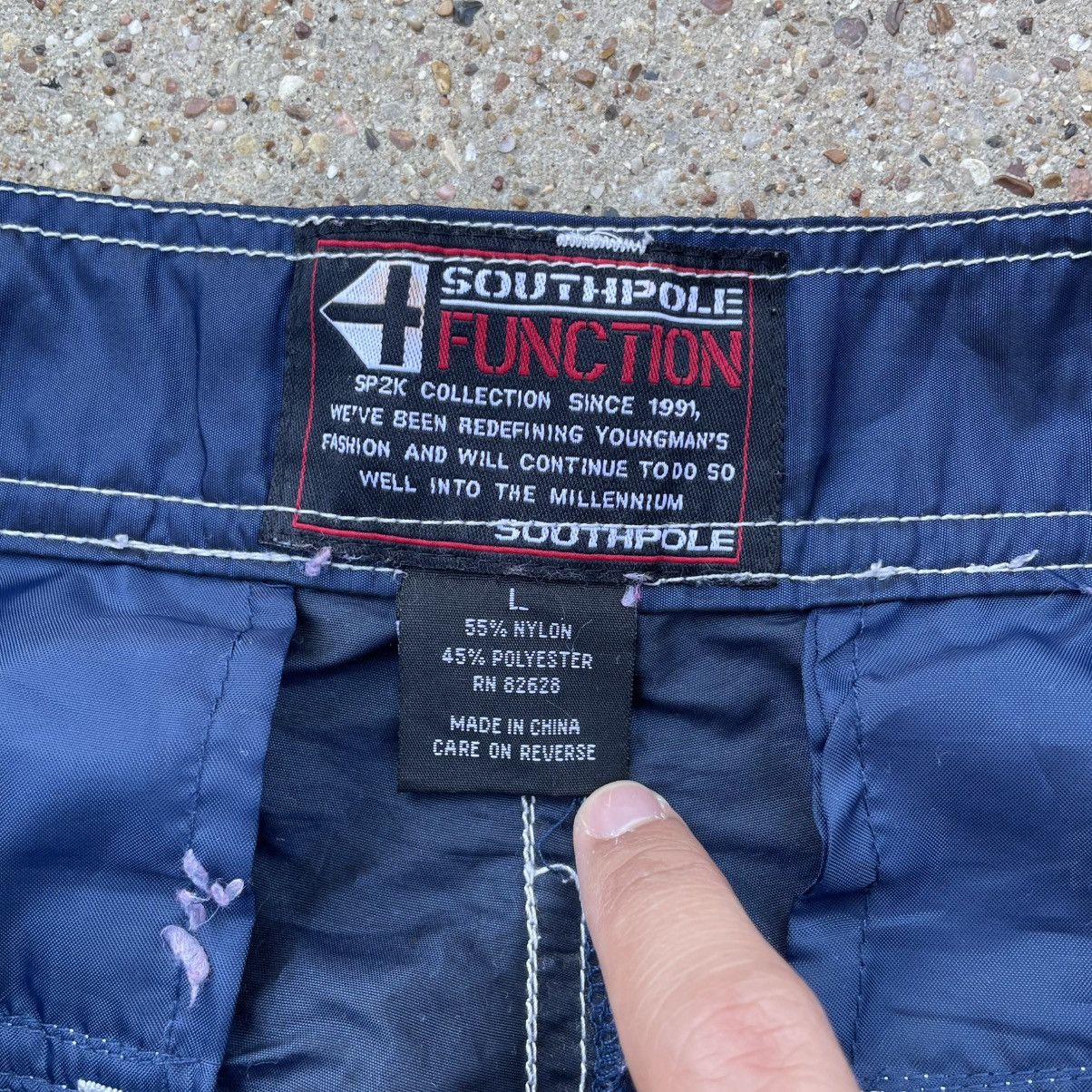 Southpole Vintage Southpole Function Cargo Baggy Rave Pants Blue Mens Size US 36 / EU 52 - 3 Thumbnail