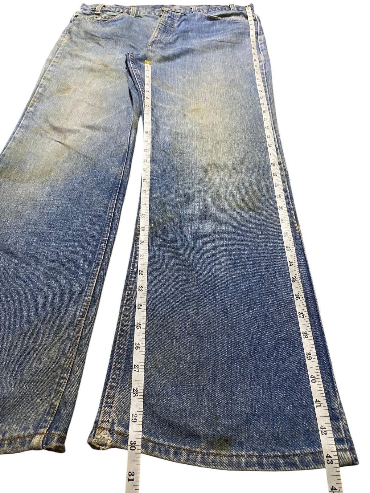 Levi's Levis 575 Orange Tab Bell Bottom Bootcut Flare Jeans Size US 36 / EU 52 - 19 Thumbnail