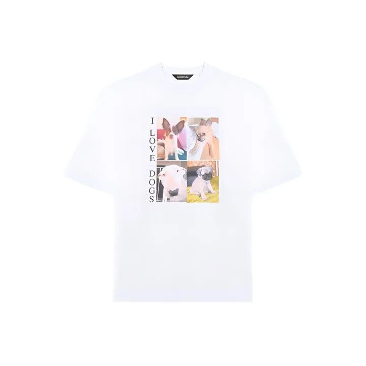 Balenciaga Balenciaga I Love Dogs Graphic T-Shirt Size US L / EU 52-54 / 3 - 1 Thumbnail