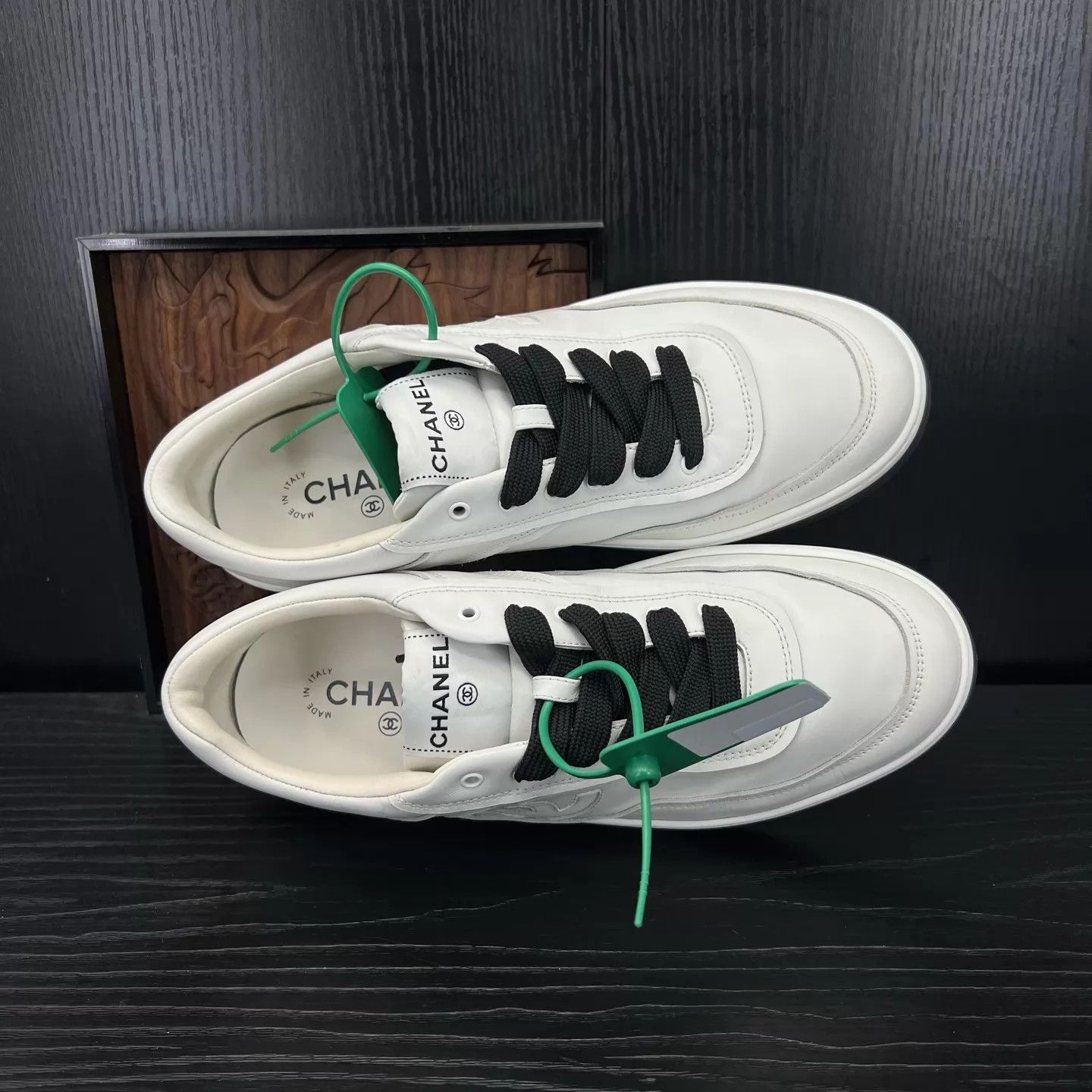Chanel Chanel 24P White & Black Sneaker Men's Size 41 Size US 8 / EU 41 - 8 Thumbnail