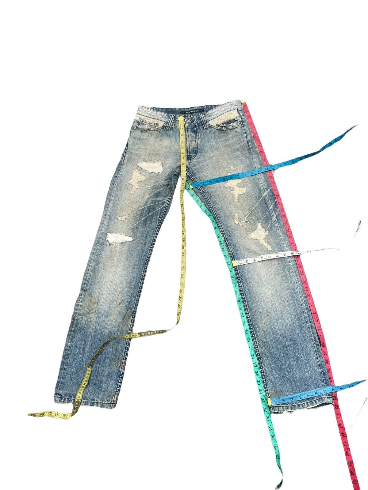 Japanese Brand Buona Giornata Distresed Denim Size US 32 / EU 48 - 17 Thumbnail