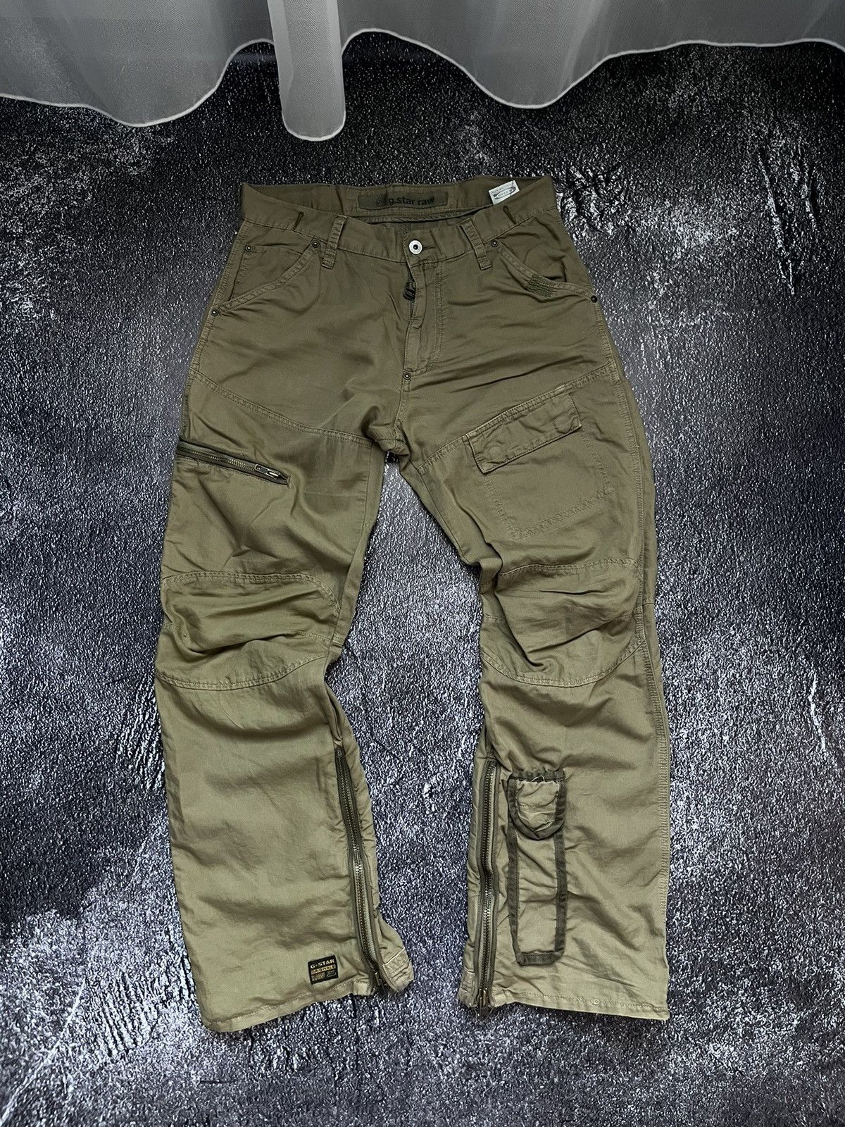 G-Star × Vintage Vintage G Star Raw S.C. Army Elwood Cargo Pants