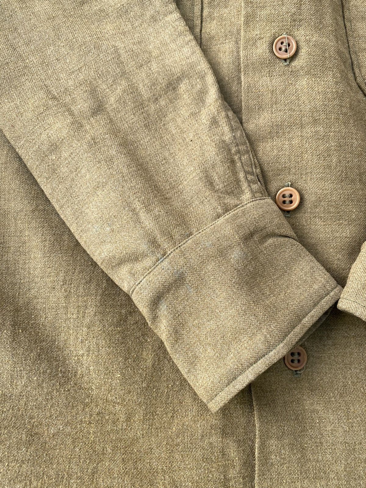 Vintage True Vintage! 1942- WW2- M-1937 US Army 2nd AD Shirt Size US S / EU 44-46 / 1 - 20 Thumbnail