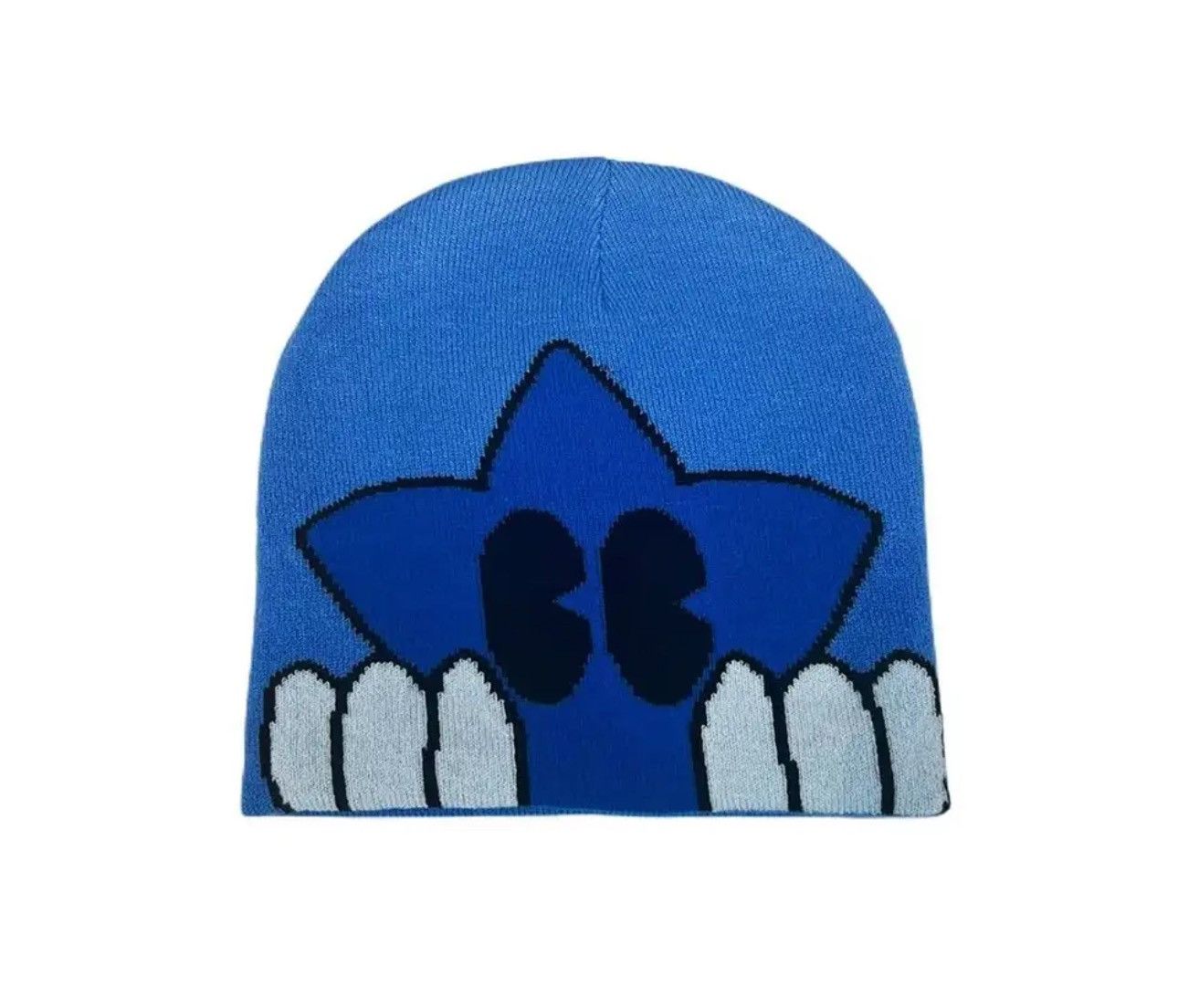 Japanese Brand Blue Color Cute Beanie Hat Size ONE SIZE - 4 Thumbnail