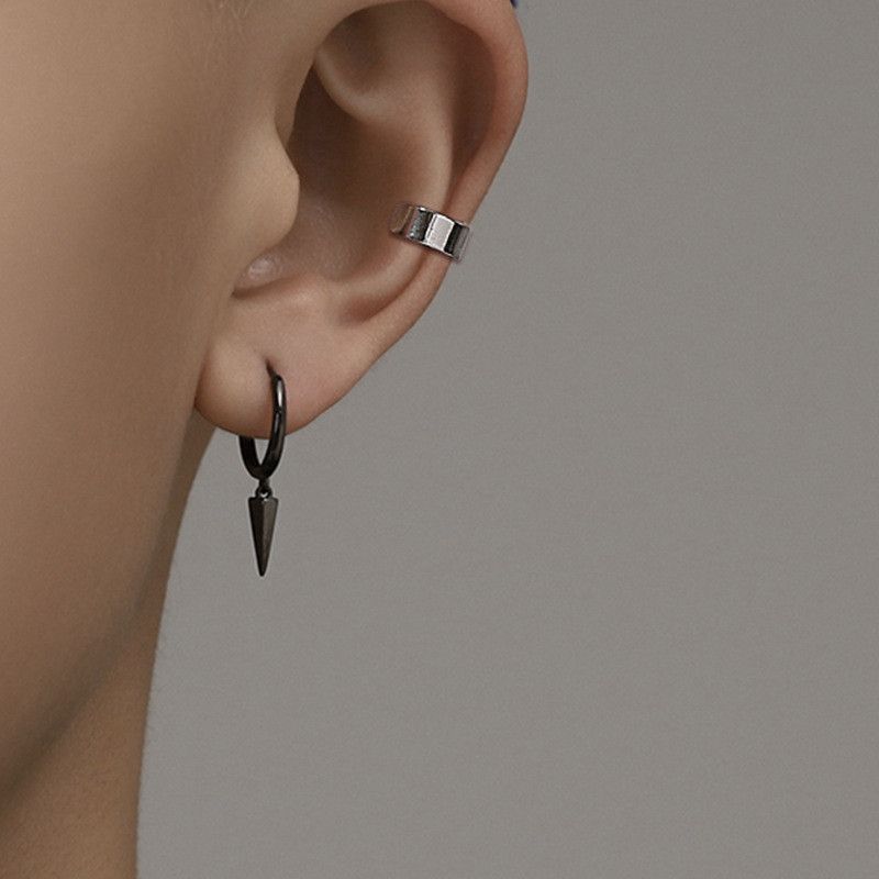 Jewelry × Sterling Silver Retro Earrings One Pairs Chrome Jewelry Size ONE SIZE - 1 Thumbnail