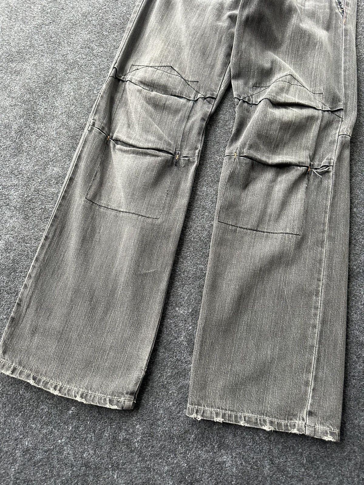 Beauty Beast × If Six Was Nine × Japanese Brand Vintage Free Gate Grey Denim D255 Size US 30 / EU 46 - 4 Thumbnail