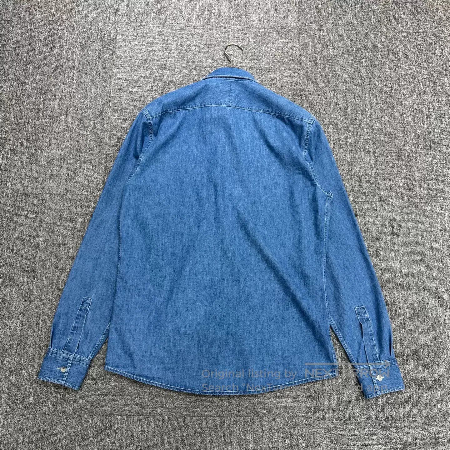 Hermes Hermes Pocket Denim Shirt. Size US M / EU 48-50 / 2 - 5 Thumbnail
