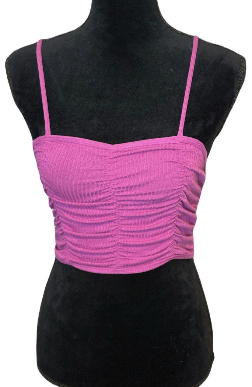 Urban Outfitters (Urban Outfitters) Purple Cinch Tank Top: Size Small Size S / US 4 / IT 40 - 1 Thumbnail
