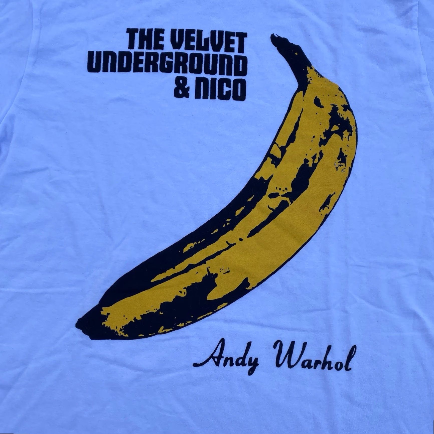 Velvet The Velvet Underground & Nico Tee Andy Warhol Banana Verve Records Rock Tee M Size US M / EU 48-50 / 2 - 3 Thumbnail