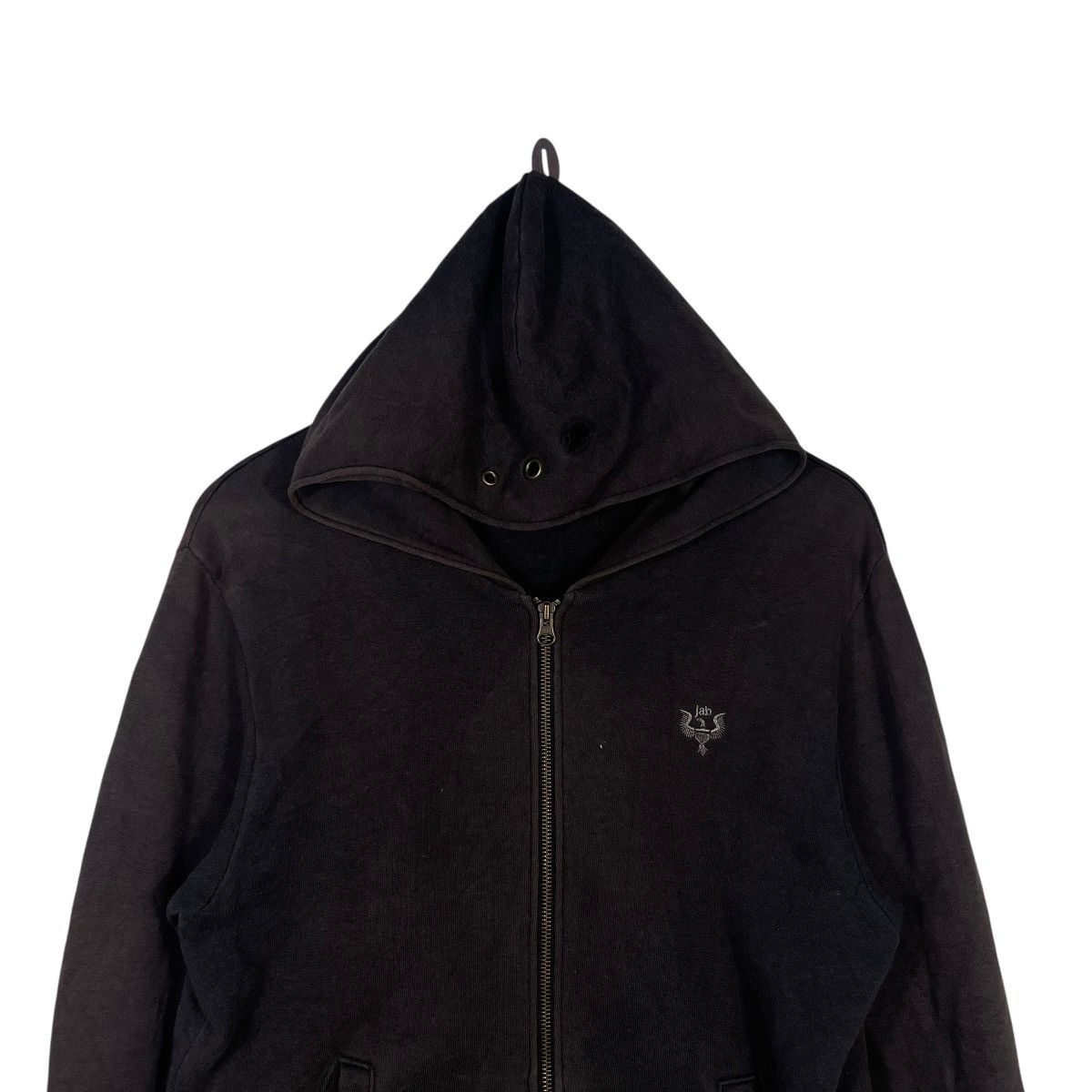 Japanese Brand Japanese Brand Skull Tattoo Full Zip Hoodie Dark Brown Size US L / EU 52-54 / 3 - 3 Thumbnail