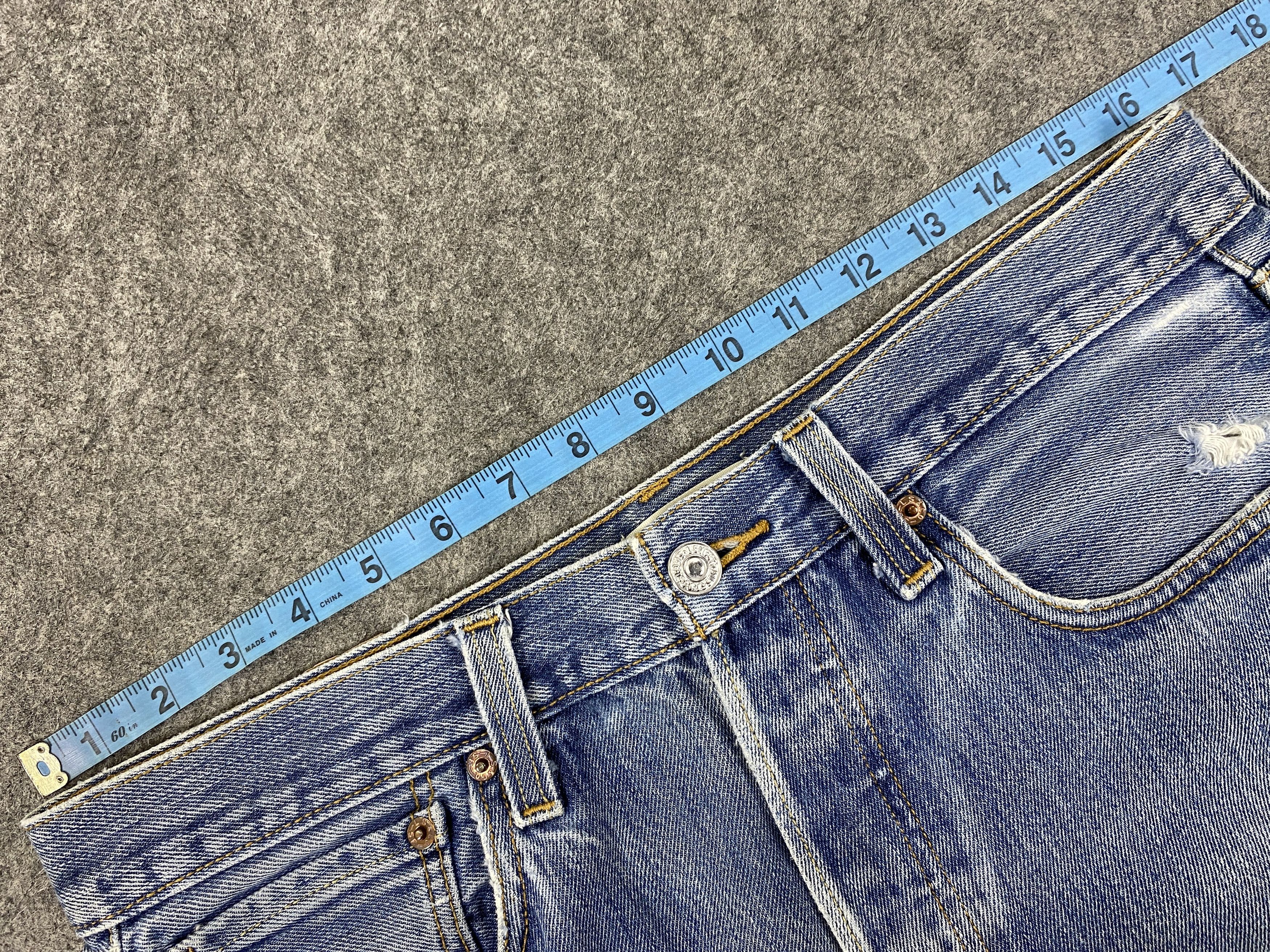 Levi's Distressed Blue Vintage Levi's 501 33x28.5 Denim -JN2435 Size US 33 - 5 Thumbnail