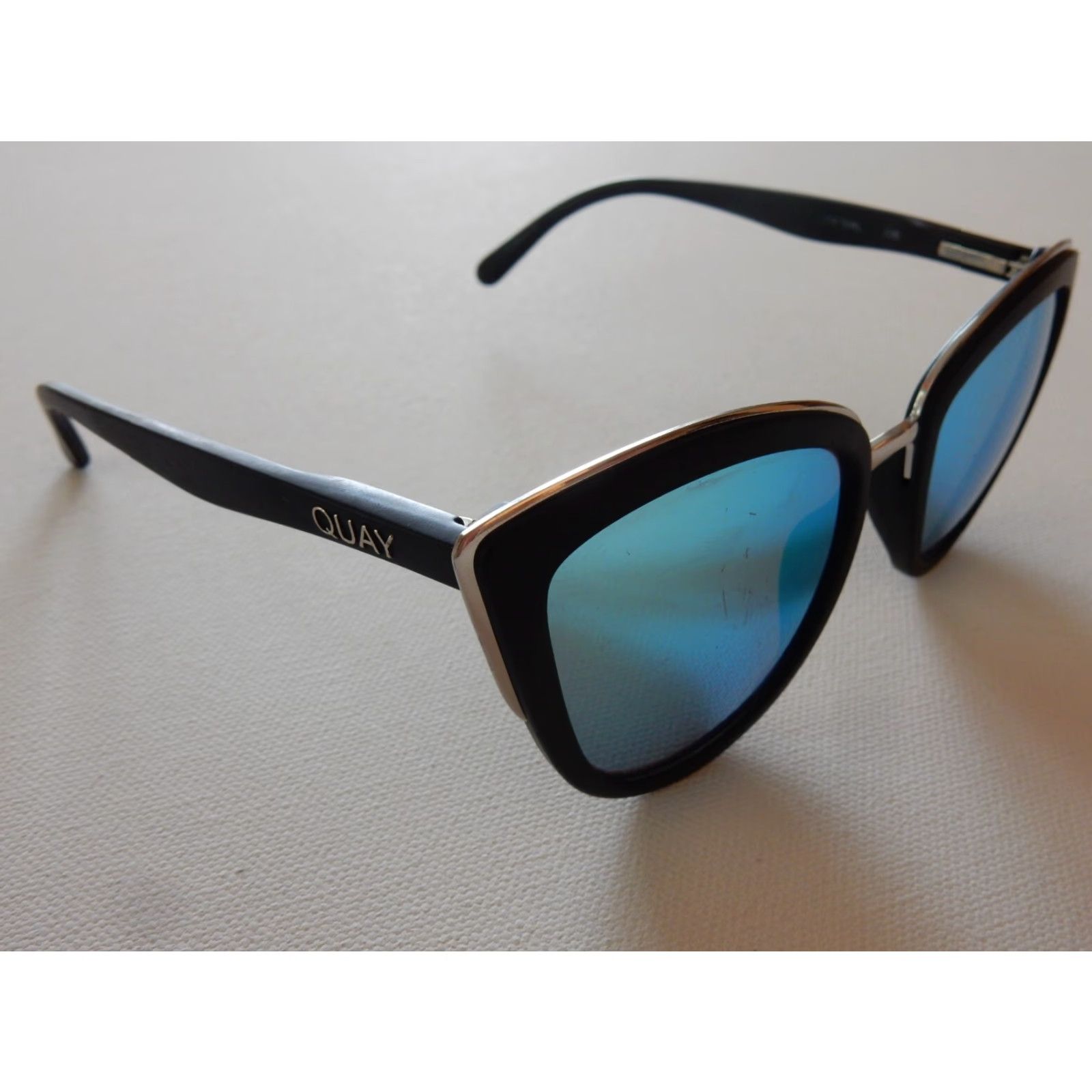 Vintage VINTAGE Quay Sunglasses Black Men Size ONE SIZE - 3 Thumbnail