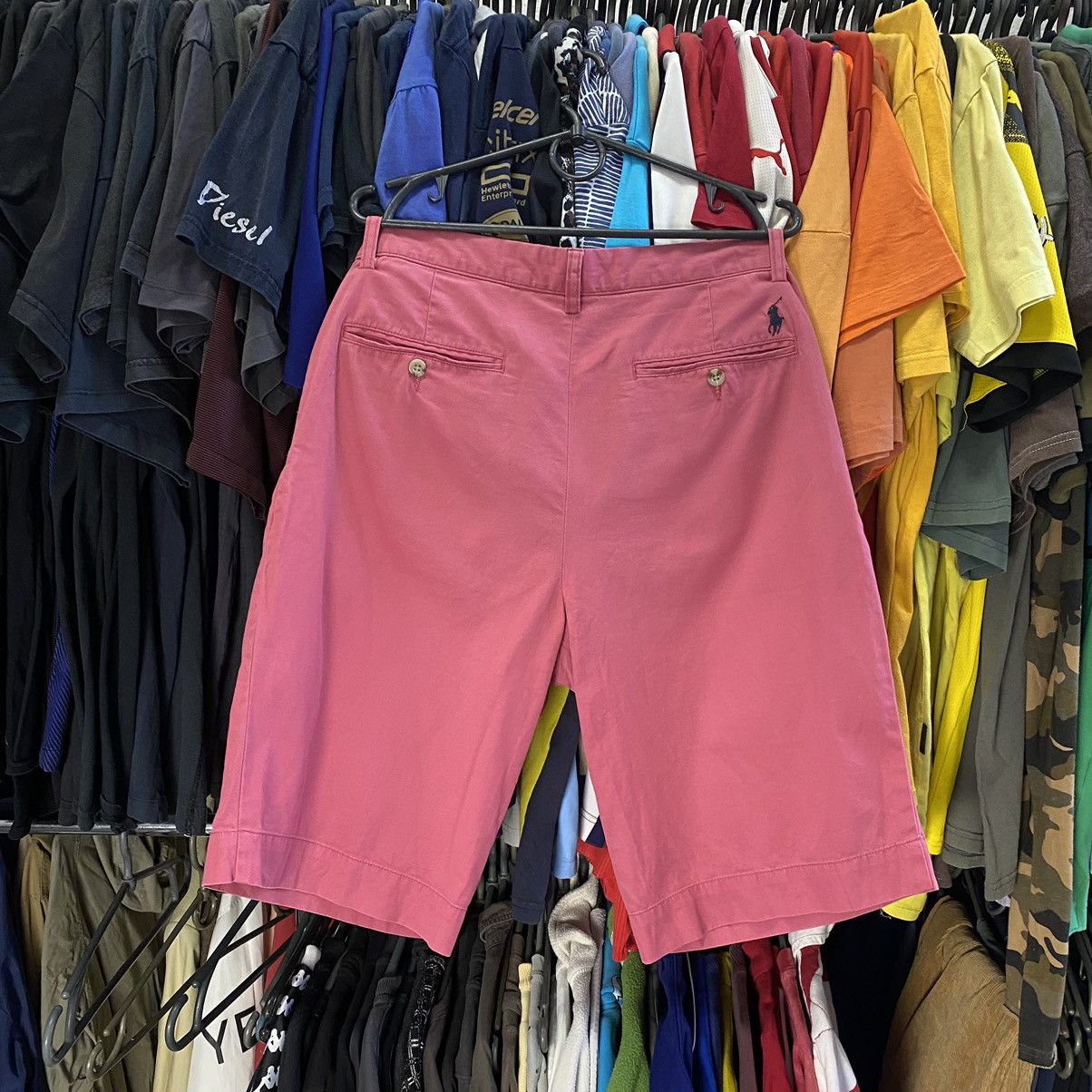 Vintage Vintage Polo Ralph Lauren Small Logo y2k shorts Size US 30 / EU 46 - 1 Thumbnail
