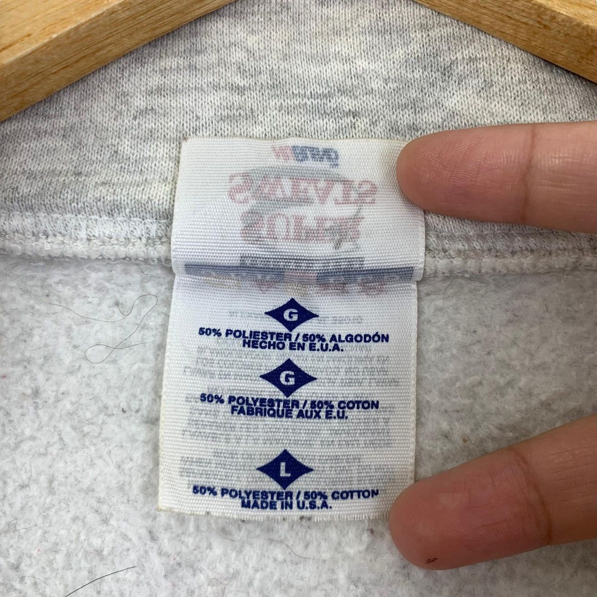 Jerzees Vintage TURNER HIGHLANDS Country Club Est 1993 Fleece Half Size US L / EU 52-54 / 3 - 10 Thumbnail