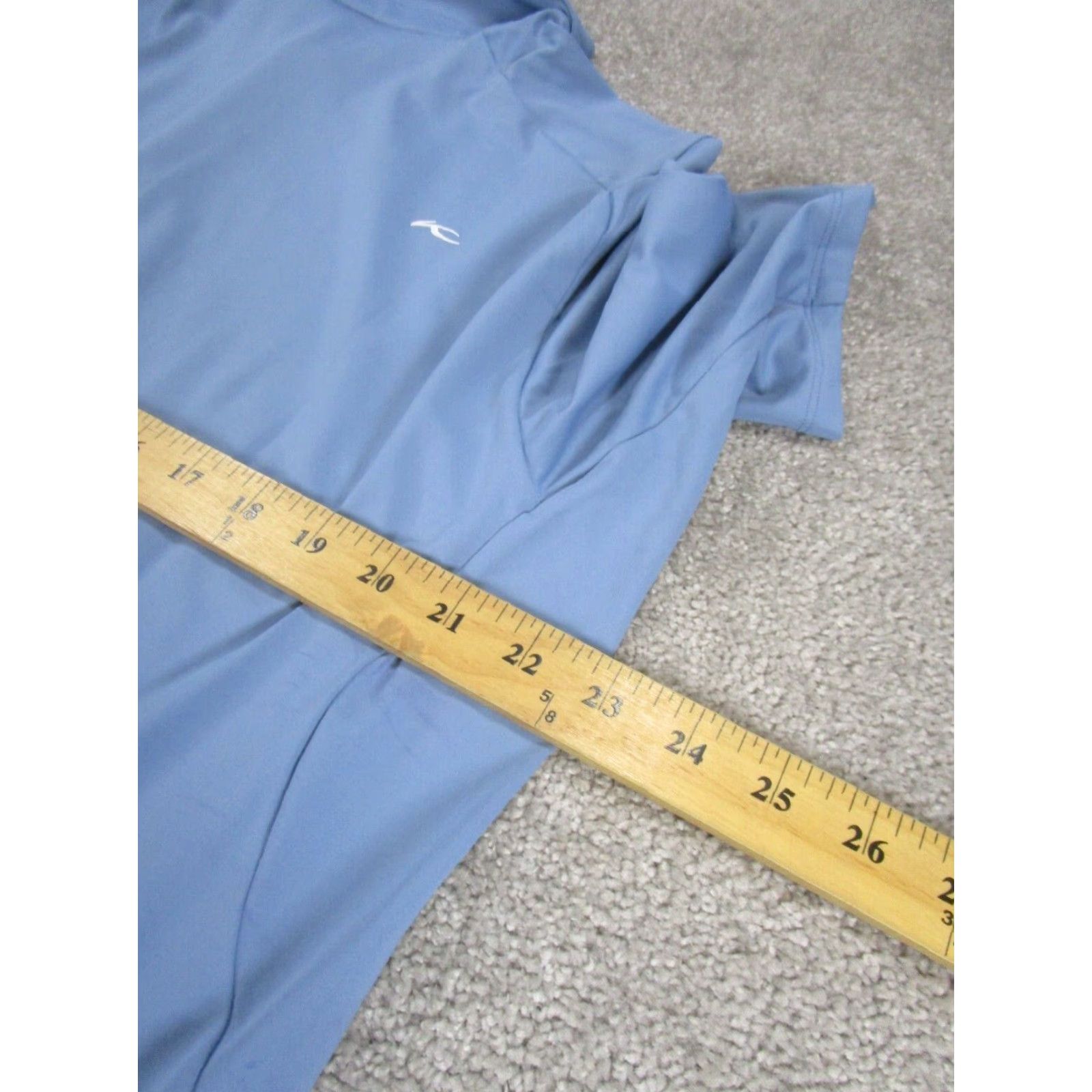 KJUS KJUS Performance Polo Shirt Mens XL Blue Solid Stretch Golf Size US XL / EU 56 / 4 - 6 Thumbnail