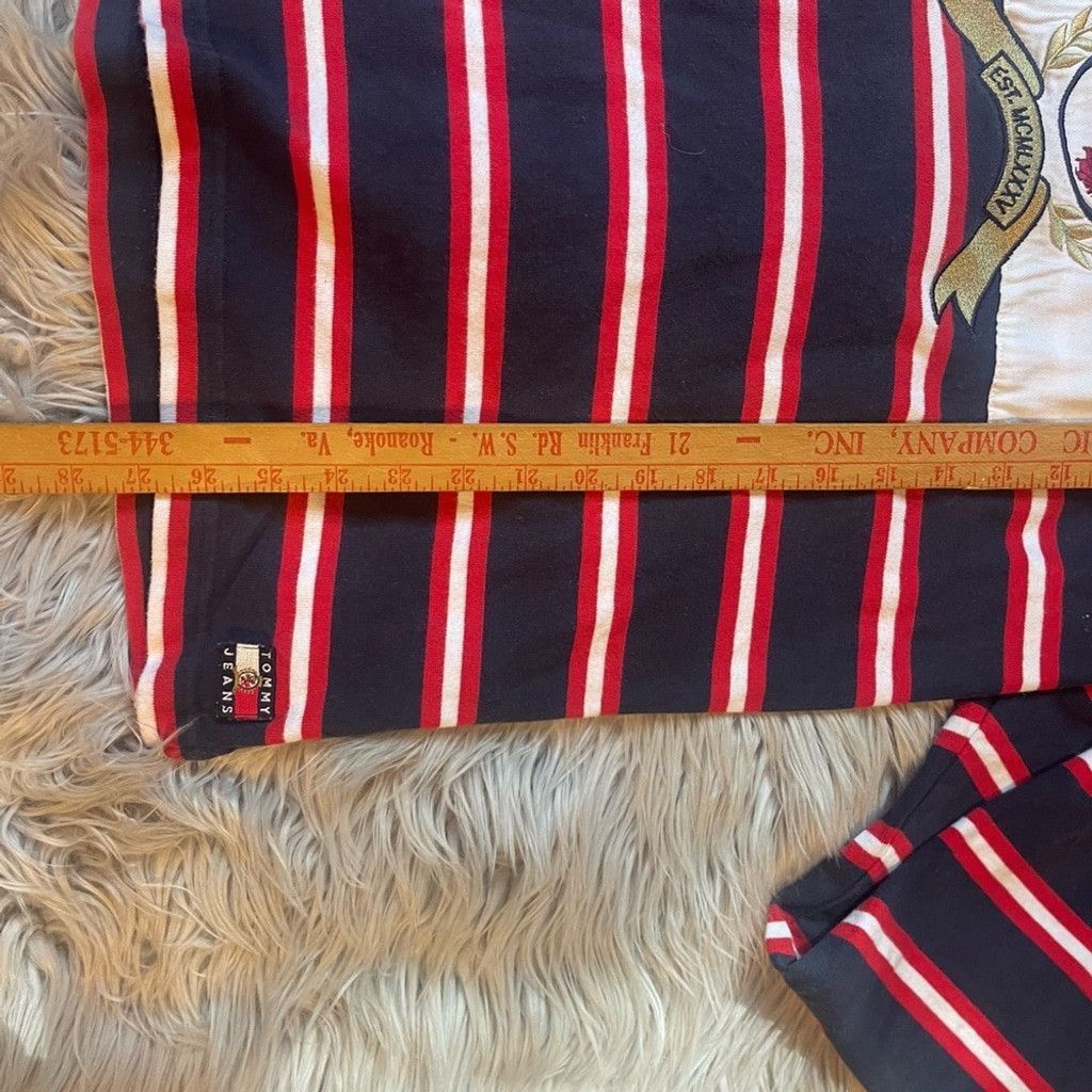 Tommy Hilfiger Tommy Hilfiger Navy and Red Striped Shirt size M Size US M / EU 48-50 / 2 - 6 Thumbnail
