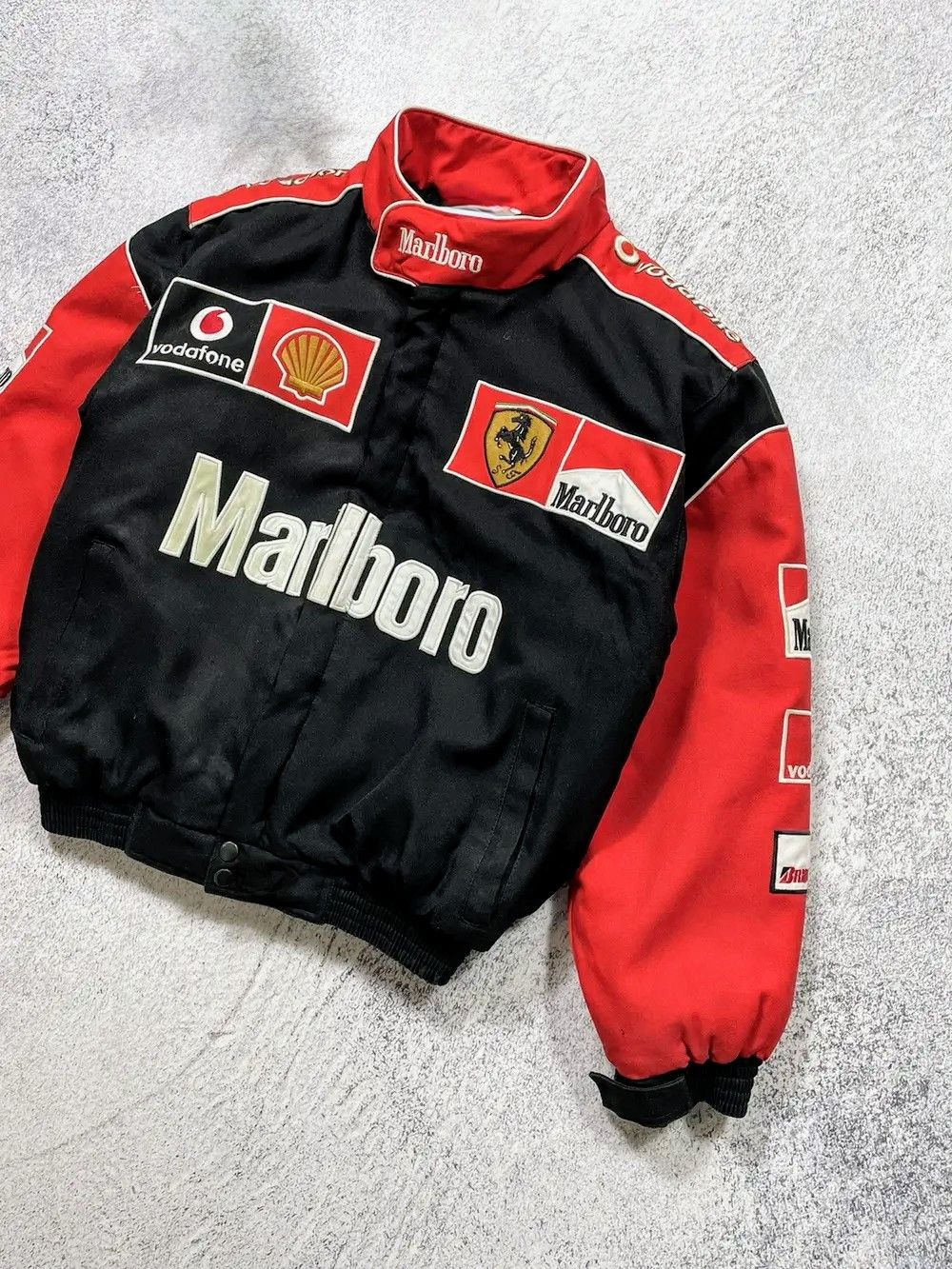 Marlboro 💀🔥 MARLBORO 💥 RARE y2k Unisex Adults Racing Jacket Coats Size US XS / EU 42 / 0 - 2 Thumbnail