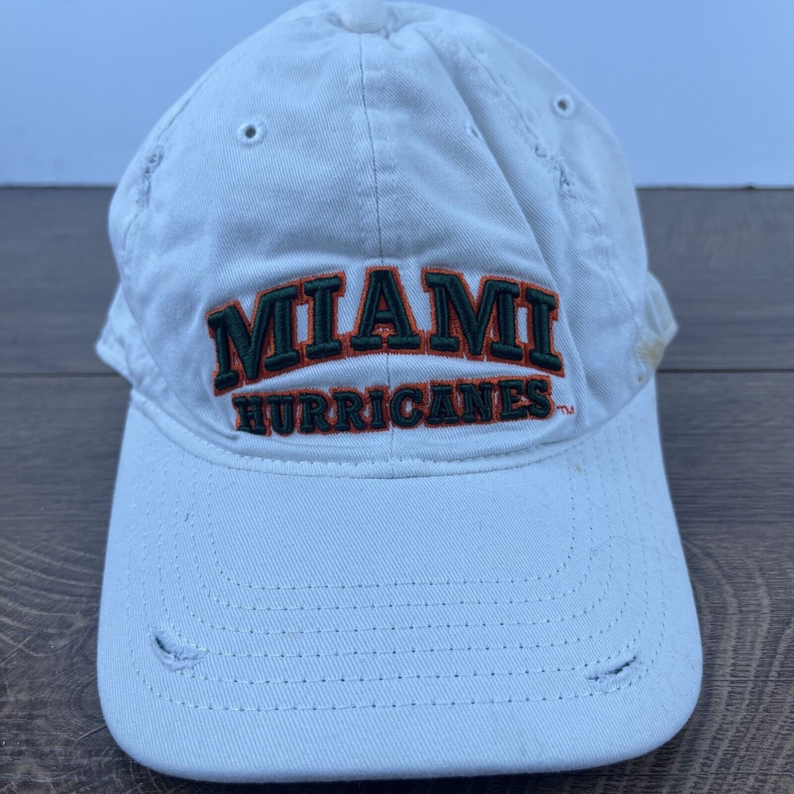 Other Miami Hurricanes Hat Adjustable Hat White Adjustable Hat Whi Size ONE SIZE - 1 Thumbnail