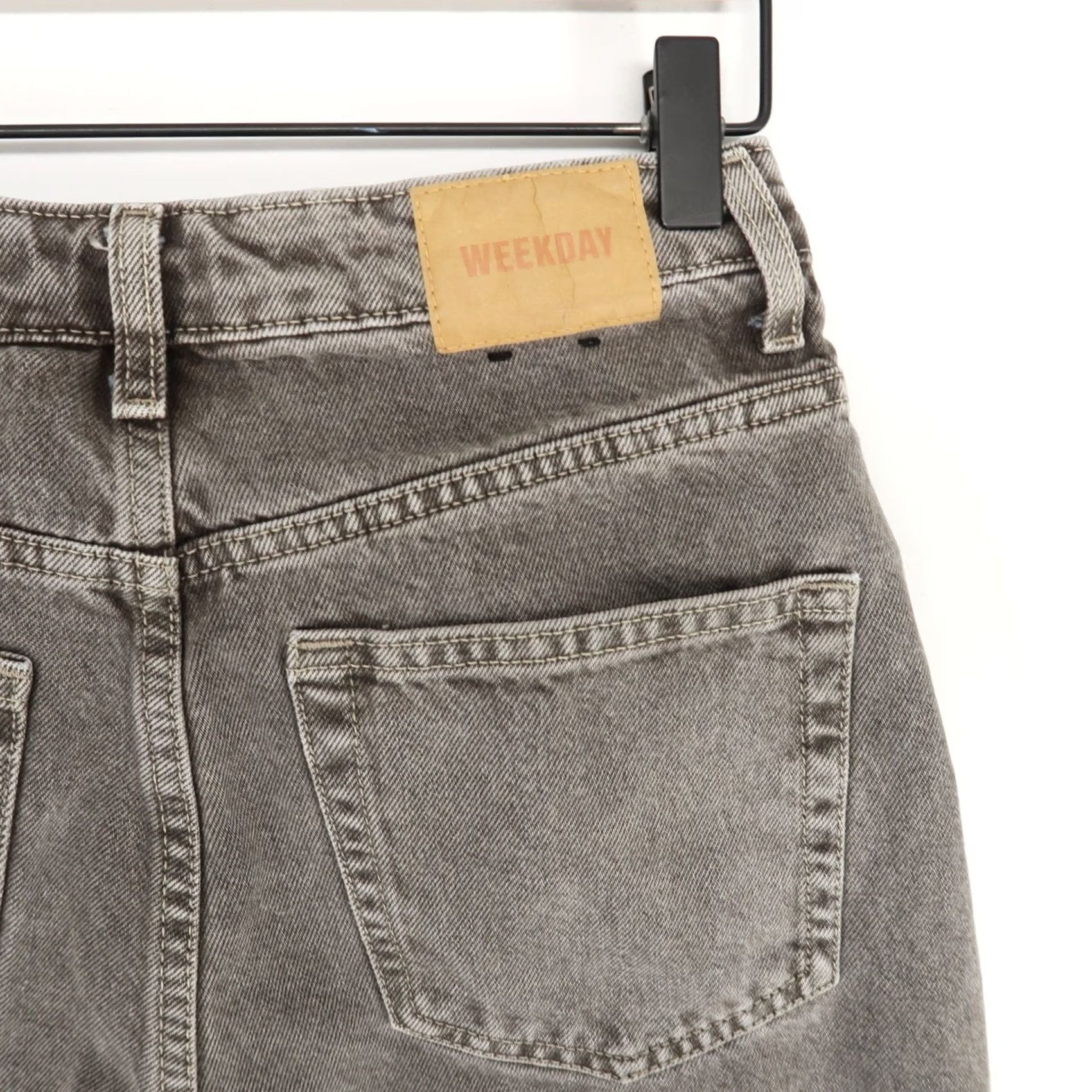 Weekday Weekday Jeans Women 27x32 Gray Extra High Straight Rise 5 Pocket Size 27" / US 4 / IT 40 - 3 Thumbnail