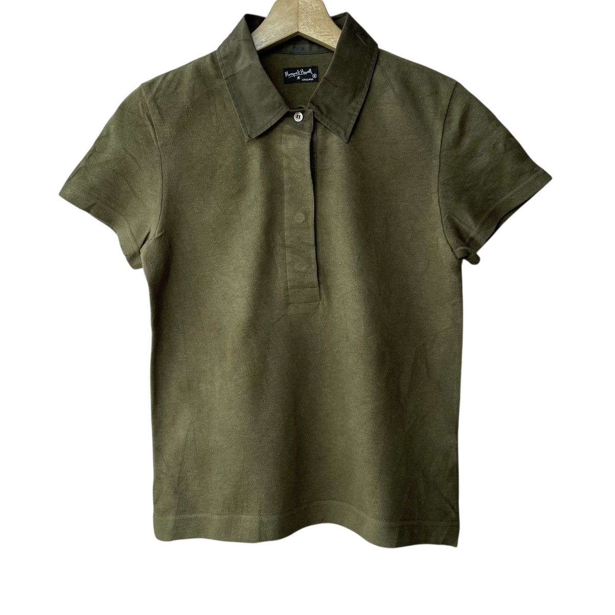 Margaret Howell Margaret Howell London MHL Army Olive Green Polo Tee Size S / US 4 / IT 40 - 1 Thumbnail