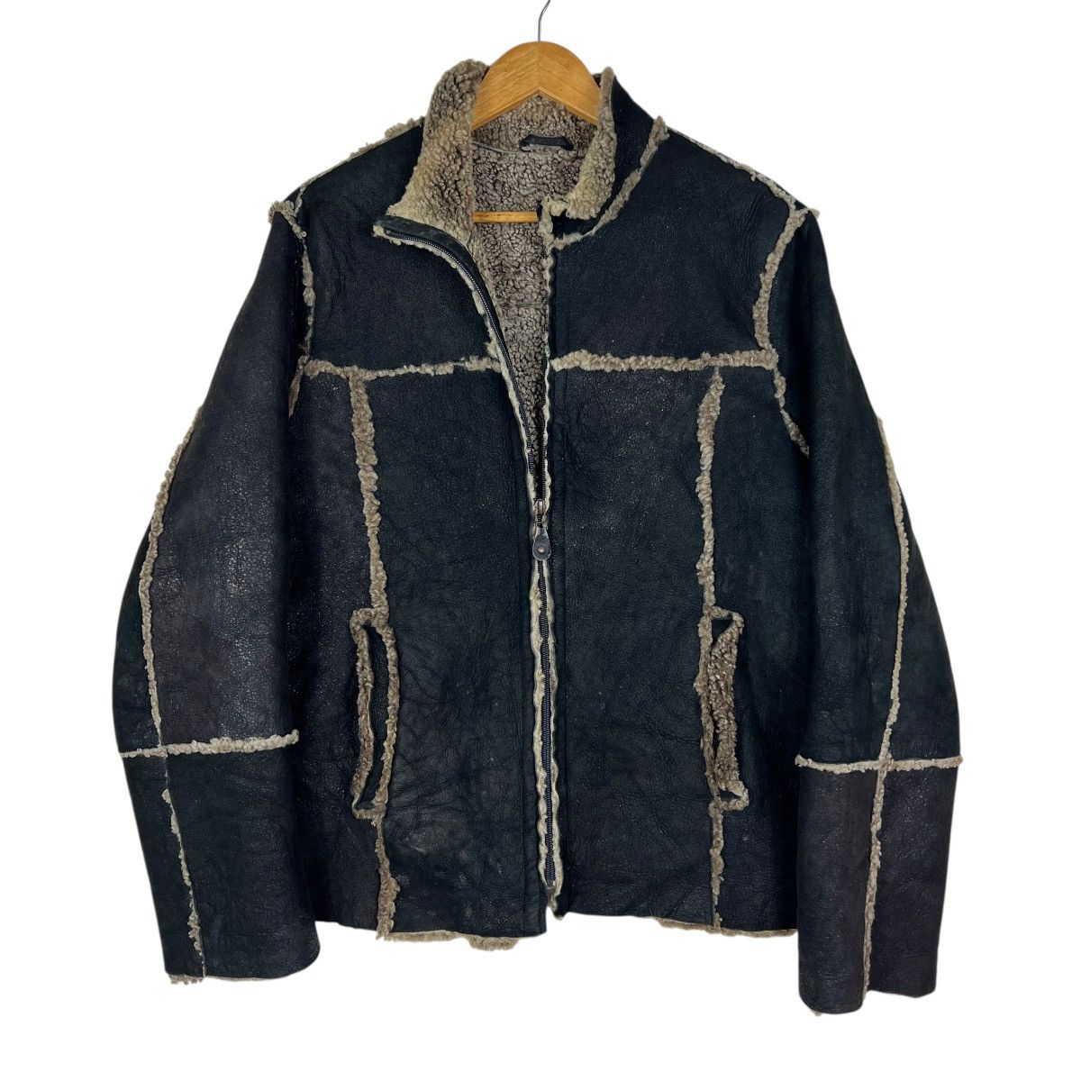 Tornado Mart 🔥 Tornado Mart Leather Shearling Jacket Size US M / EU 48-50 / 2 - 4 Thumbnail
