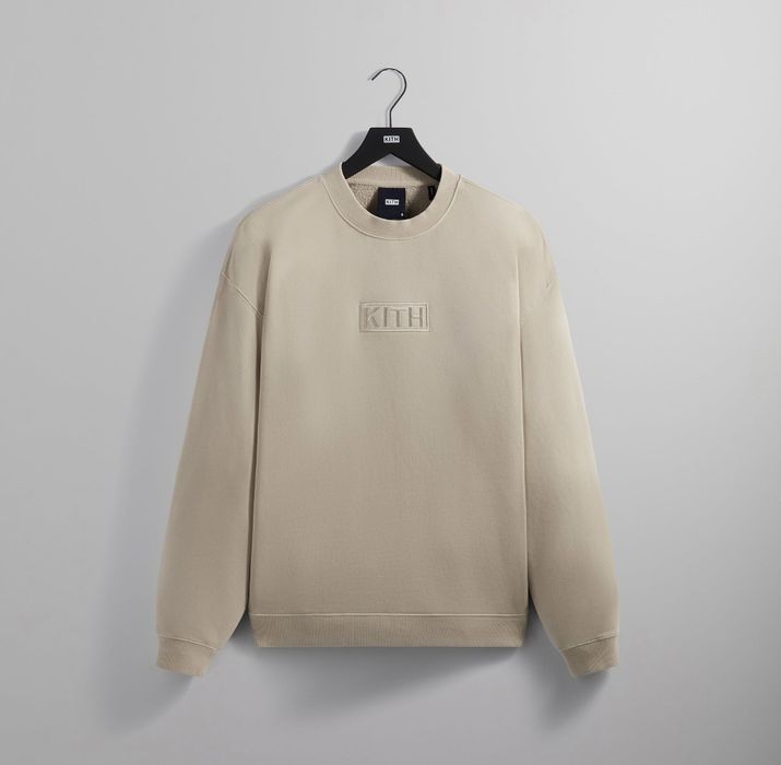 Kith Kith Cyber Monday Box Logo Crewneck - Oat | Grailed