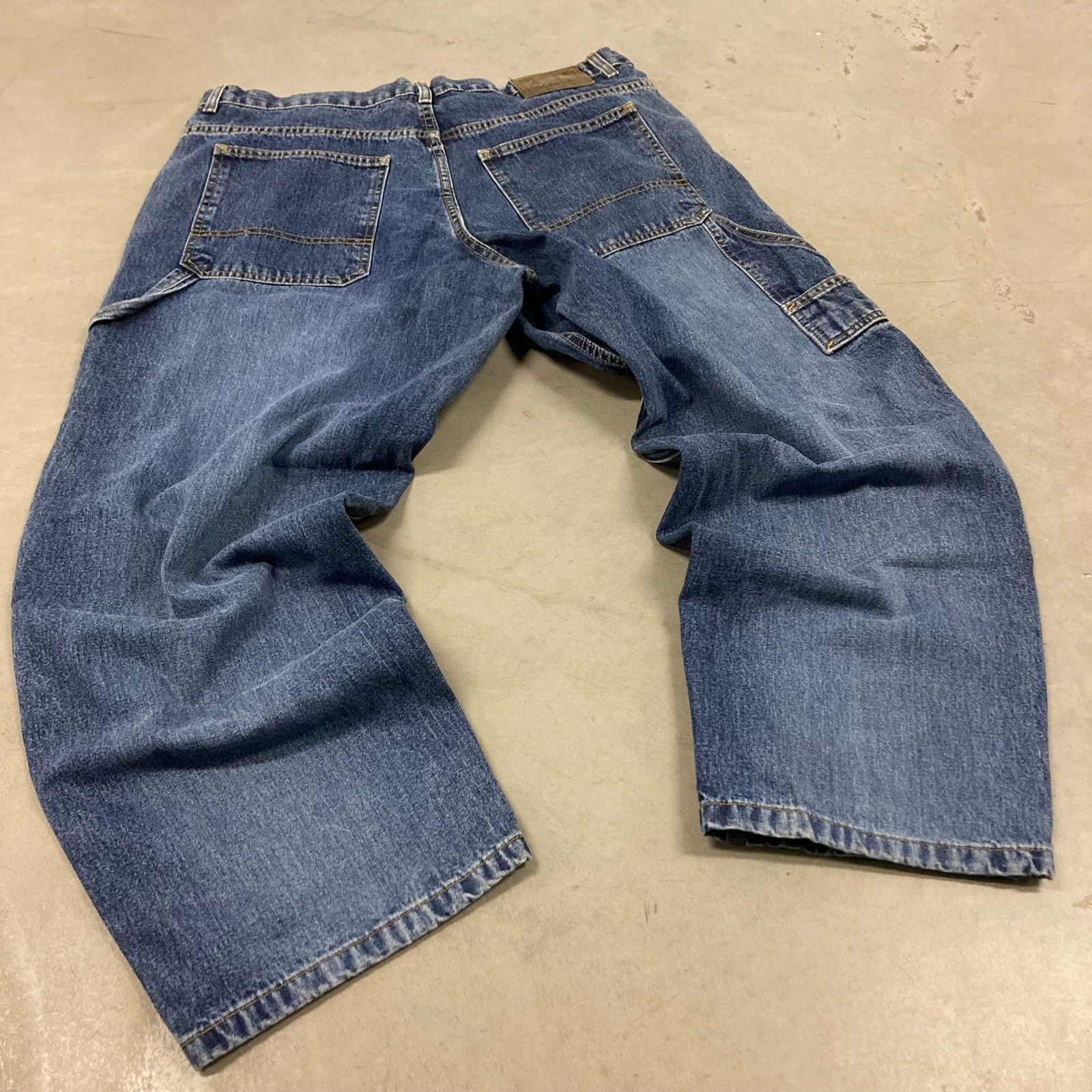 Mossimo × Vintage vintage y2k baggy mossimo carpenter cargo jeans 38x30 Size US 38 / EU 54 - 2 Thumbnail