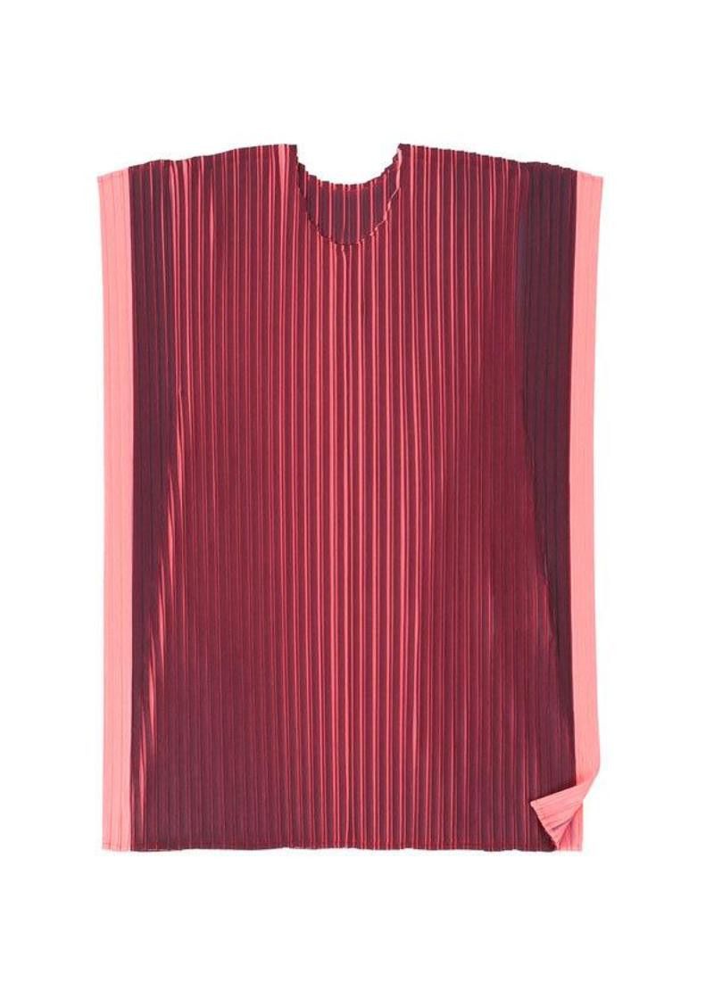 Issey Miyake o1mle0325 Pleats Please Alt Bright Pleated Top in Multicolor Size L / US 10 / IT 46 - 6 Thumbnail