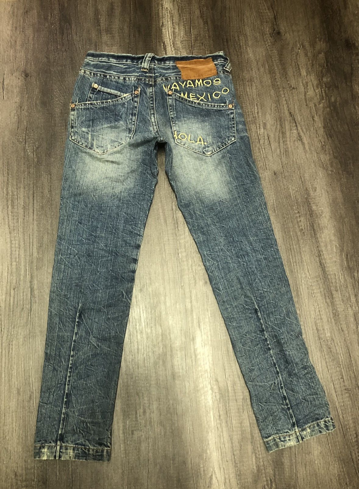 Japanese Brand × Vintage VINTAGE ANTGAUGE VAYAMOS MEXICO JEANS RARE DESIGN (UNISEX) Size US 29 - 4 Thumbnail