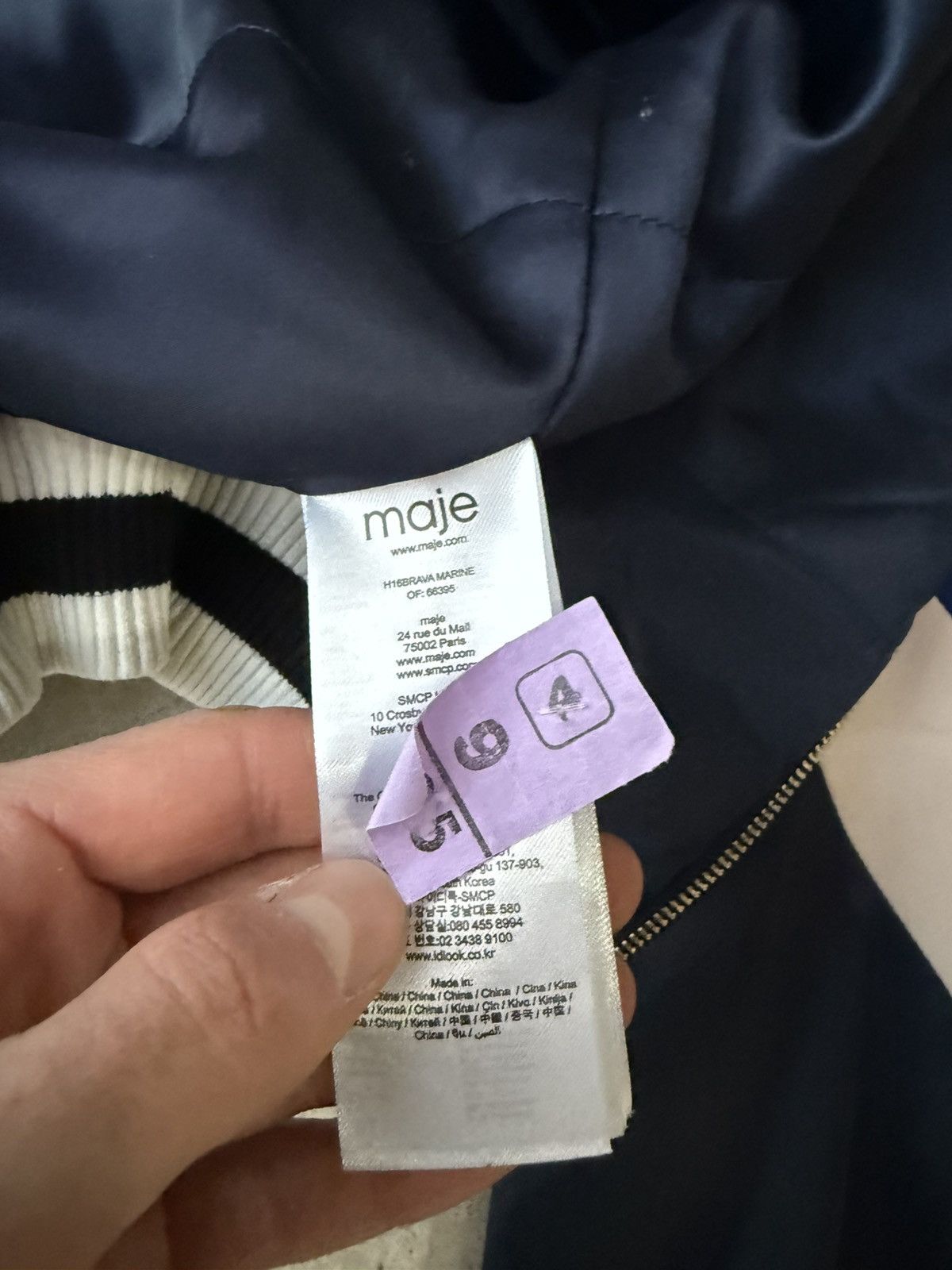 Maje Maje Embroidered bomber jacket Size S / US 4 / IT 40 - 6 Thumbnail