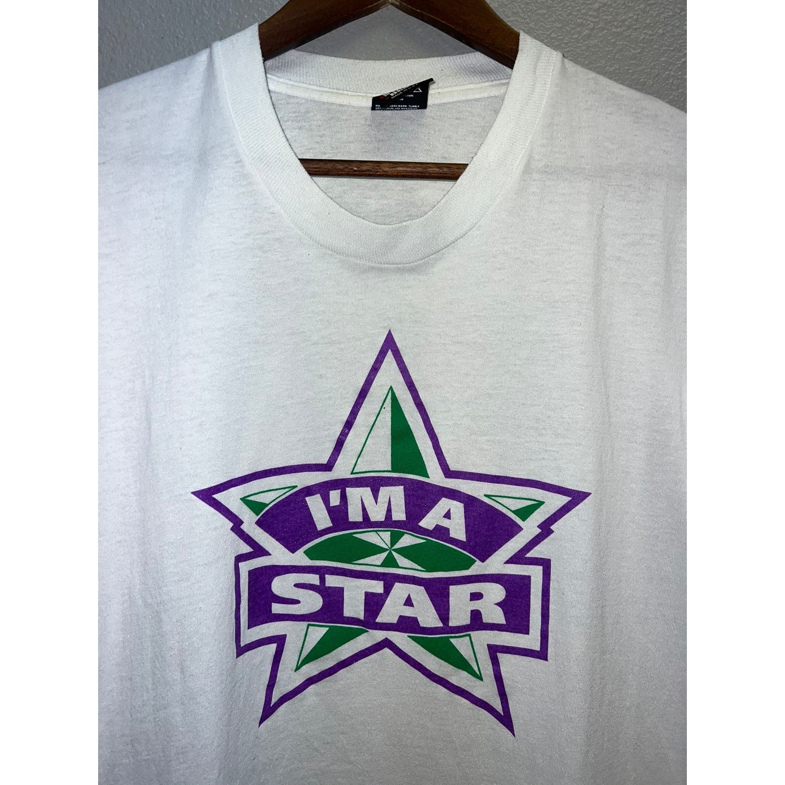 Vintage Vintage Star Shirt I'm A Star Memorial Hospital Tee 90s L Size US L / EU 52-54 / 3 - 3 Thumbnail