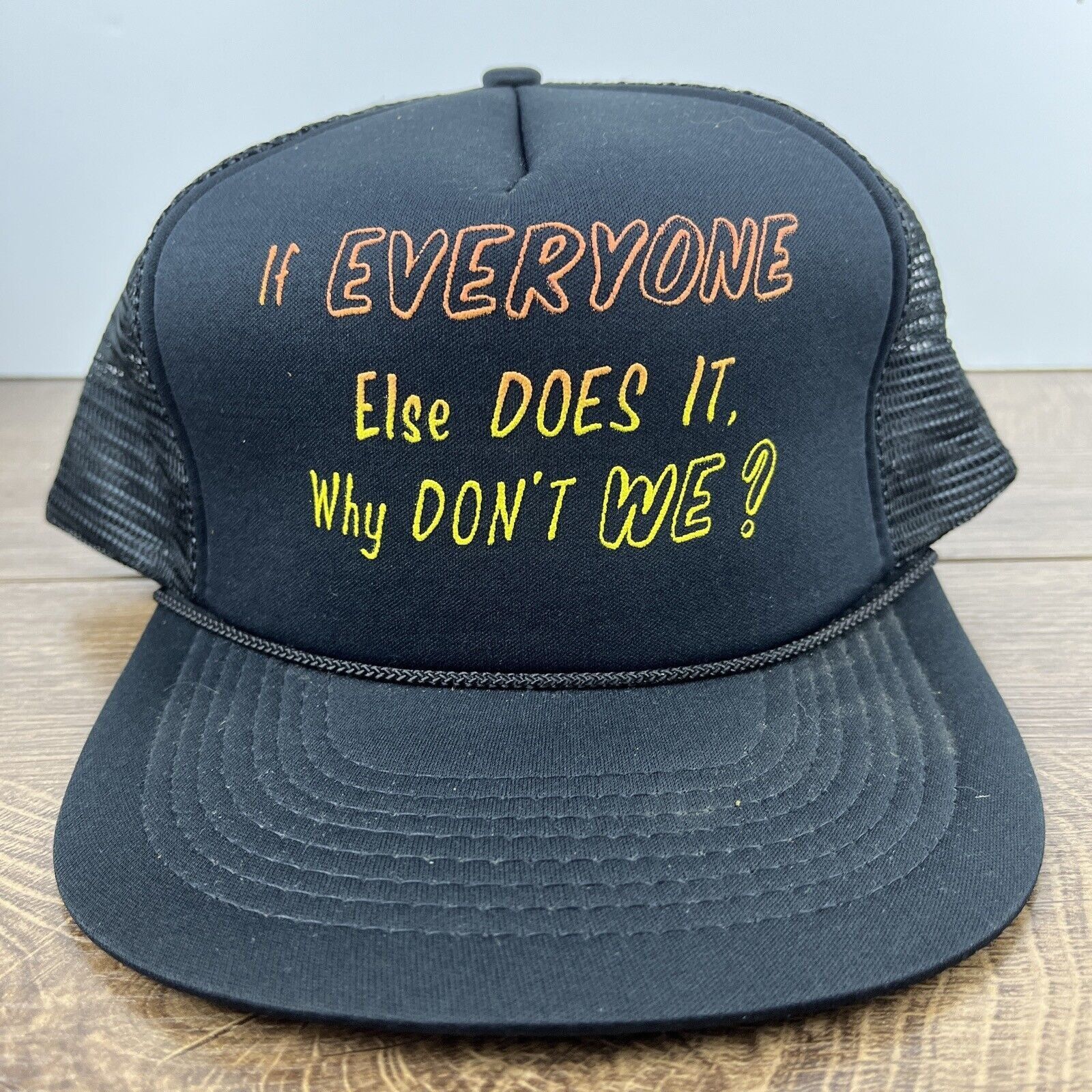 Other If Everyone Does It Hat Why Don’t We Snapback Adjustable Adu Size ONE SIZE - 5 Thumbnail