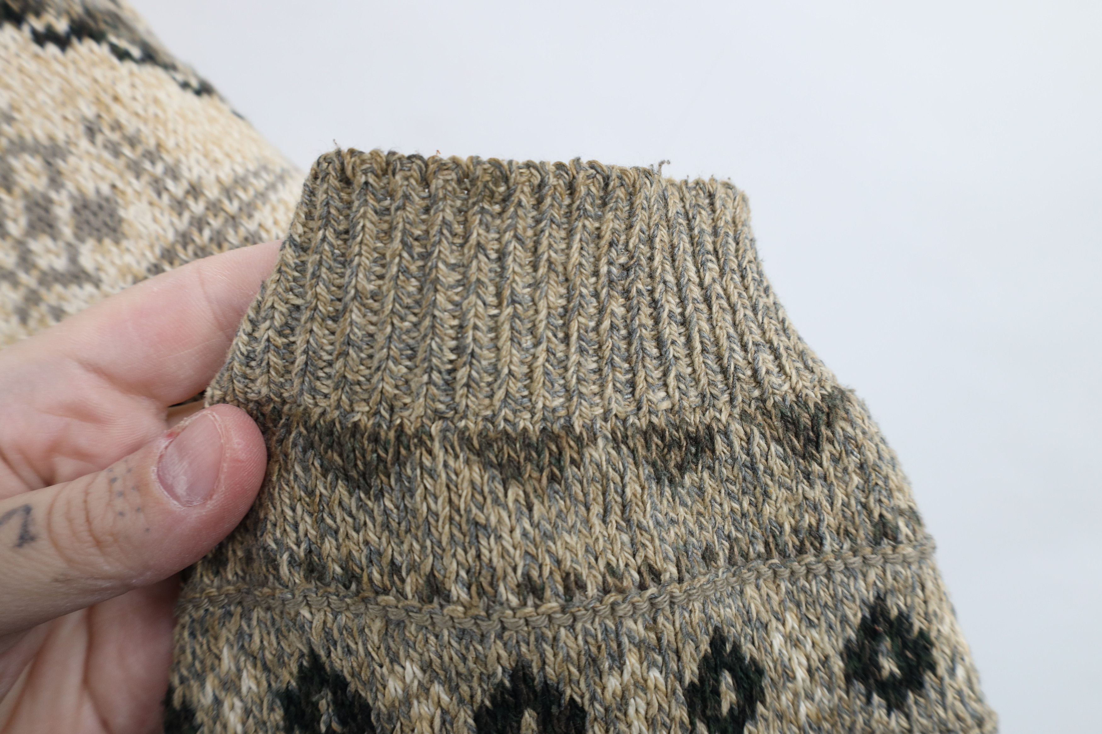 Vintage Vintage 90s Streetwear Fair Isle Knit Crewneck Sweater USA Size US XL / EU 56 / 4 - 10 Thumbnail