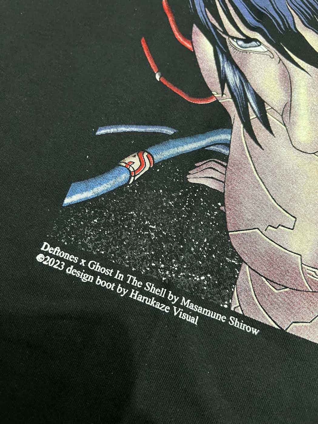 Anime × Japanese Brand × Vintage Ghost In The Shell Motoko x Deftones Anime Tee Manga T-shirt Size US XL / EU 56 / 4 - 2 Thumbnail