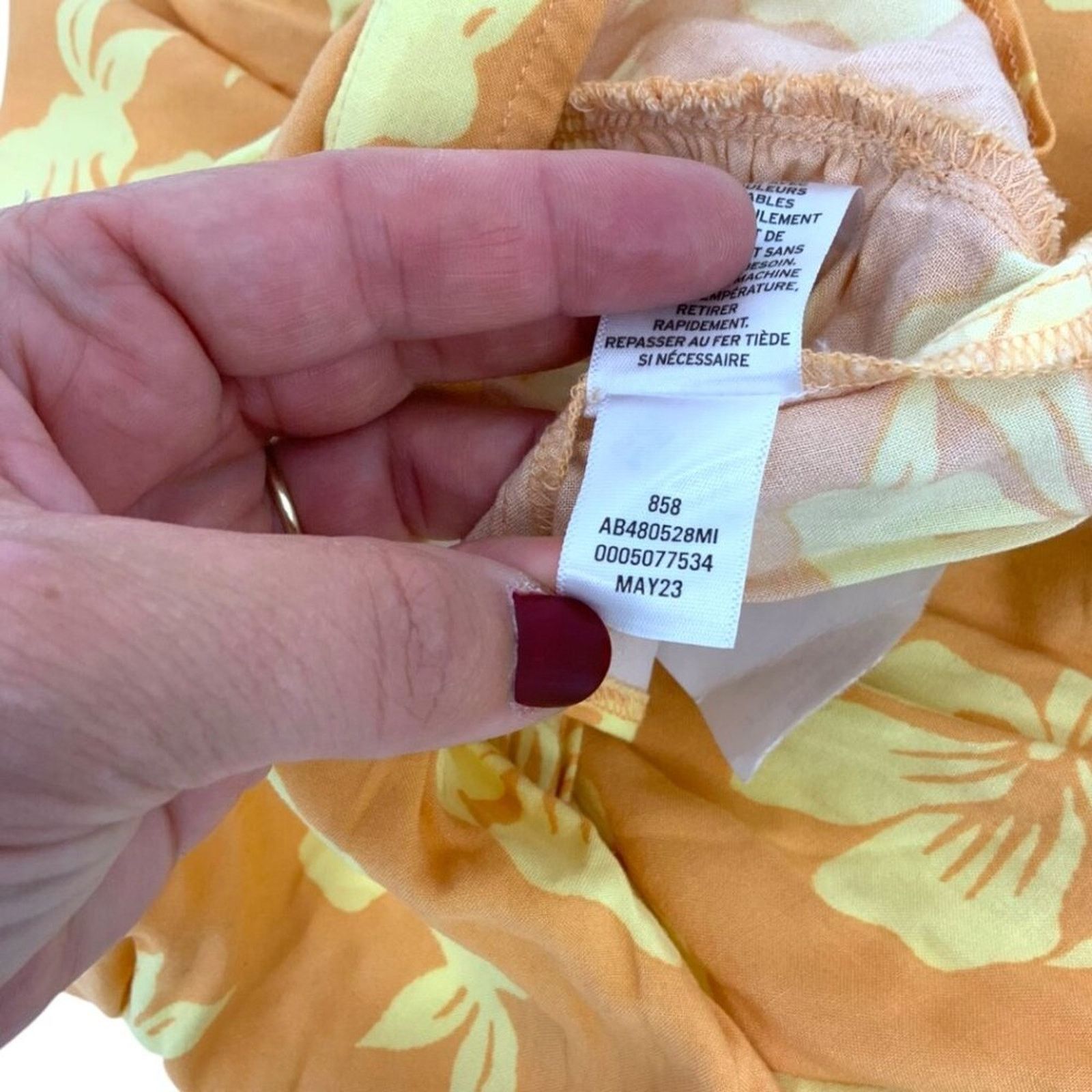 Other Abound Drop Waist Miniskirt Yellow Small NWOT $30 MSRP Size 27" / US 4 / IT 40 - 5 Thumbnail
