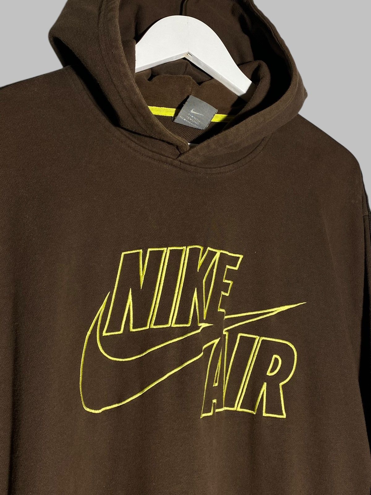 Nike 🔥 VINTAGE 2000s NIKE AIR OVERSIZED HOODIE TRAVIS SCOTT VIBES Size US L / EU 52-54 / 3 - 3 Thumbnail