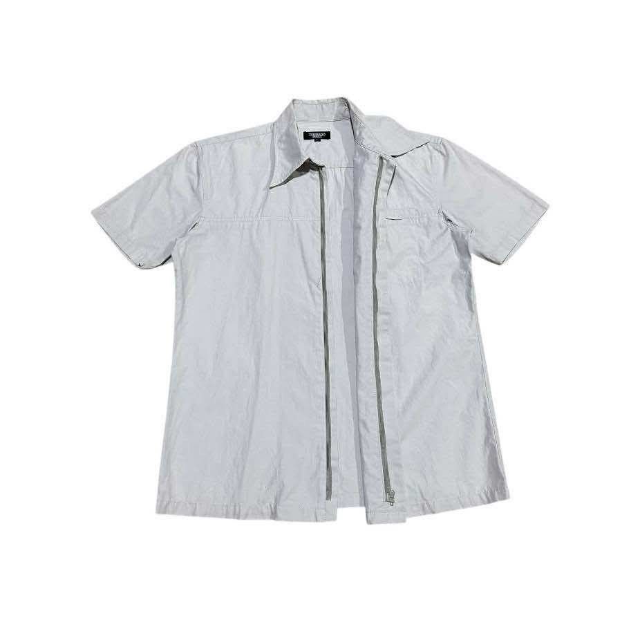 Tornado Mart 🔥Sick Y2K Tornado Mart Zip Shirt Short Sleeve Size US L / EU 52-54 / 3 - 1 Thumbnail