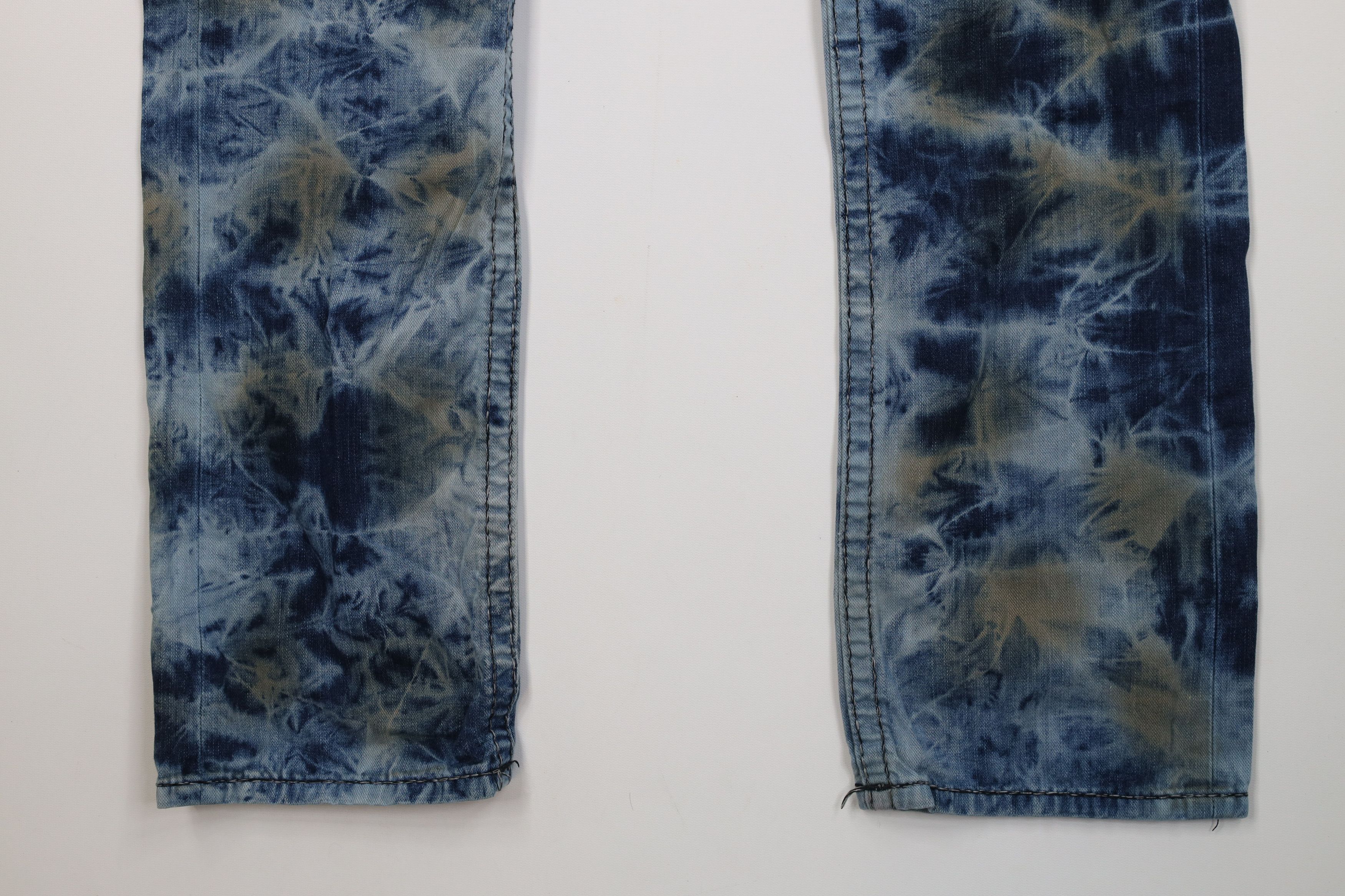 Rock Revival Rock Revival Acid Wash Teles Alt Straight Leg Jeans Studded Size US 34 / EU 50 - 4 Thumbnail