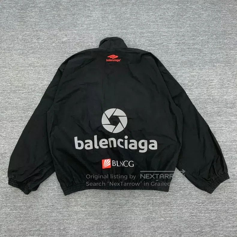 Balenciaga Balenciaga Black Multielement Logo Racing Jacket Size US XS / EU 42 / 0 - 2 Thumbnail