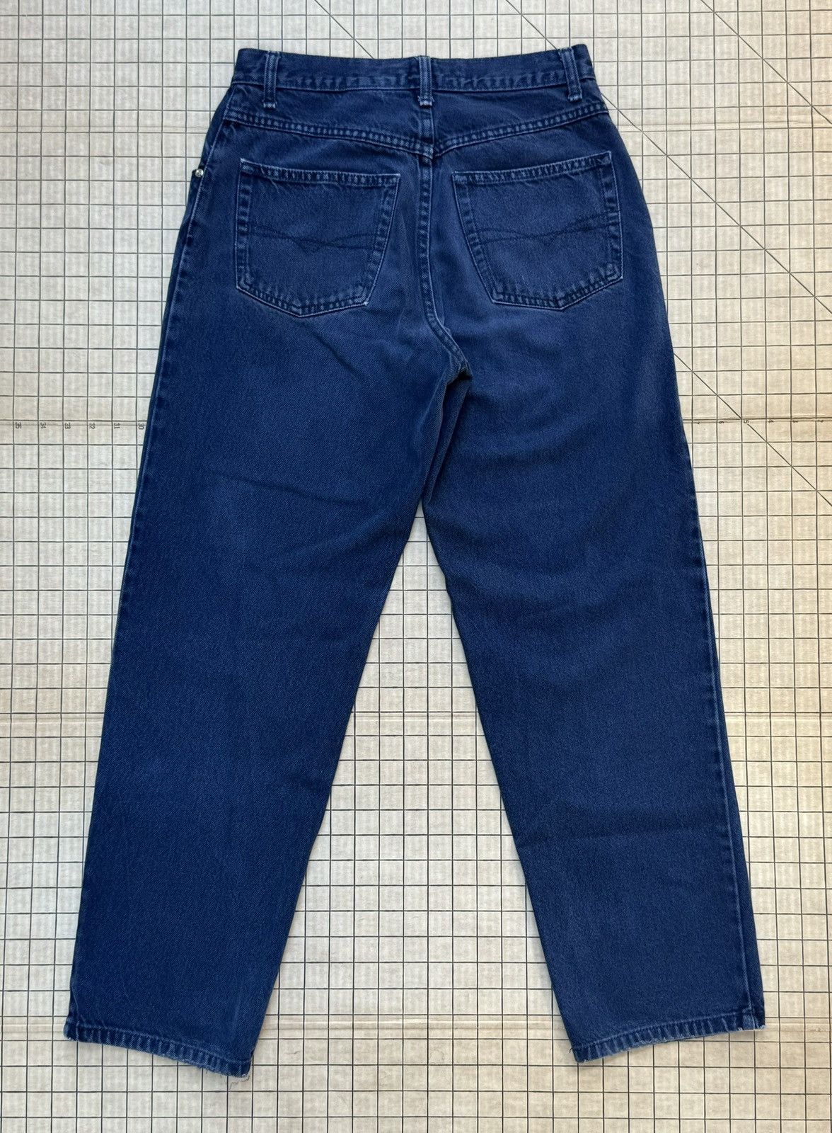 Anchor Blue × Vintage Vintage 90s Anchor Blue Baggy Jeans Dark Midnight Blue 30x30 Size US 30 / EU 46 - 5 Thumbnail