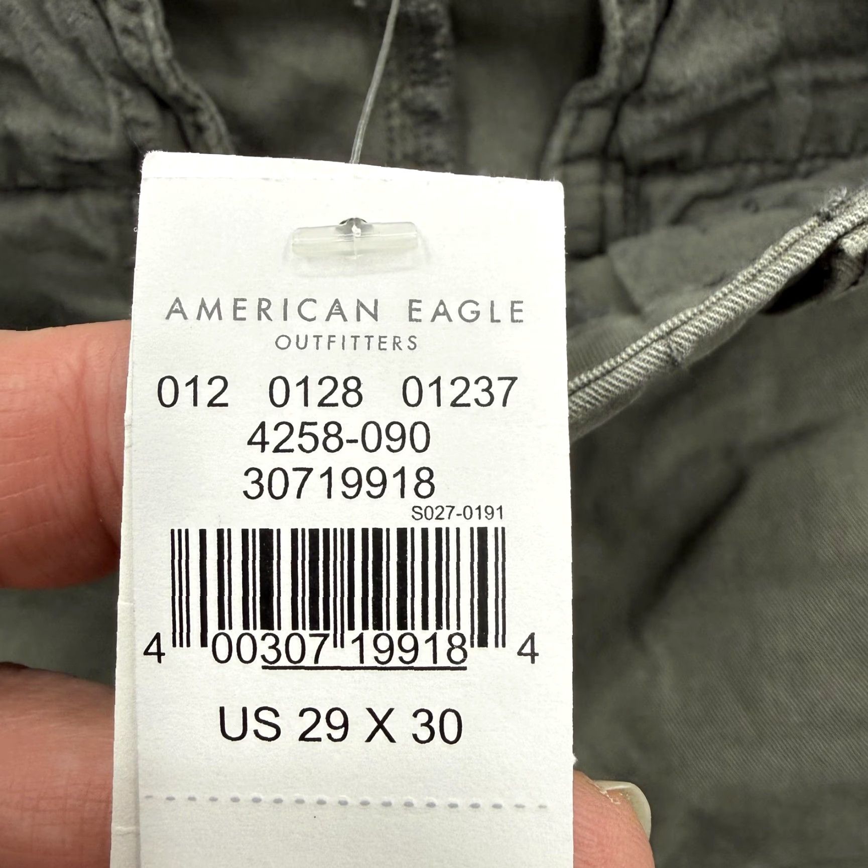 American Eagle Outfitters American Eagle Outfitters Pants Mens 29x30 Green Flex Chino Stretch Straight Front Pockets Casual Mens Size US 29 - 4 Thumbnail