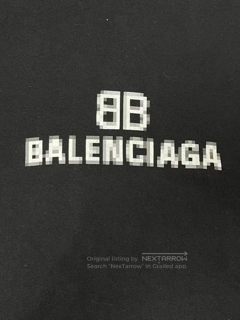 Balenciaga Balenciaga Letter logo pattern hooded long sleeve sweater, Size XS / US 0-2 / IT 36-38 - 3 Thumbnail