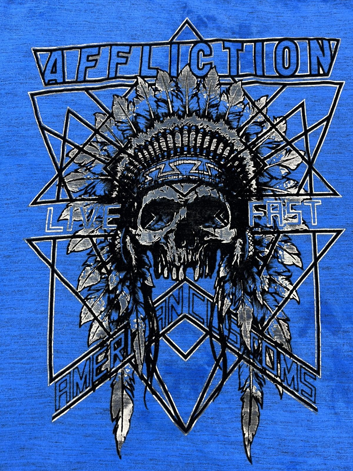 Affliction Mens affliction shirt y2k cross wings mma elite punk Size US S / EU 44-46 / 1 - 4 Thumbnail