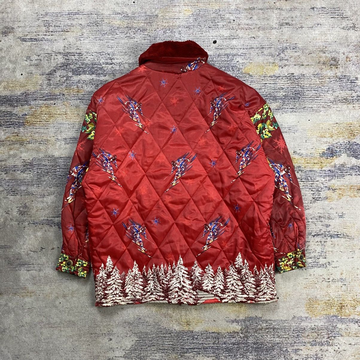 Versace Vintage 90s Versace sport floral ski jacket Size US L / EU 52-54 / 3 - 2 Thumbnail