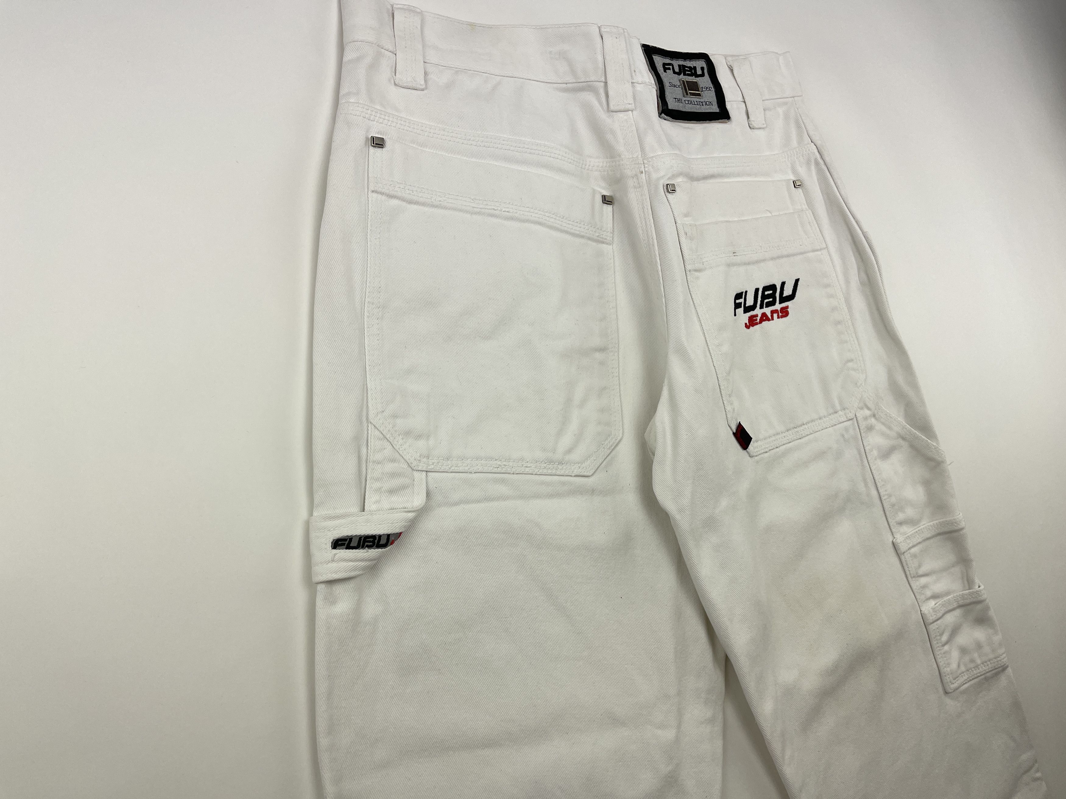 Fubu FUBU jeans, vintage baggy jeans, 90s hip hop skater Y2K 34 Size US 34 / EU 50 - 4 Thumbnail