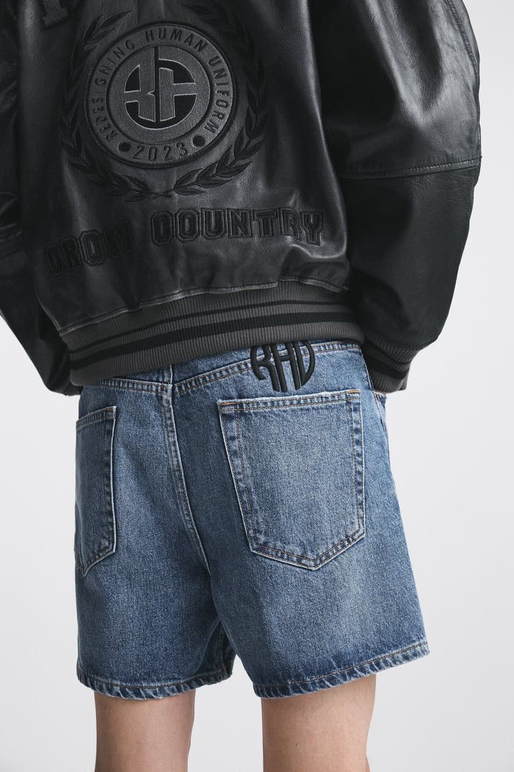 Rhude × Zara RHUDE x Zara NEW Denim Shorts logo size 32 Size US 32 / EU 48 - 11 Thumbnail