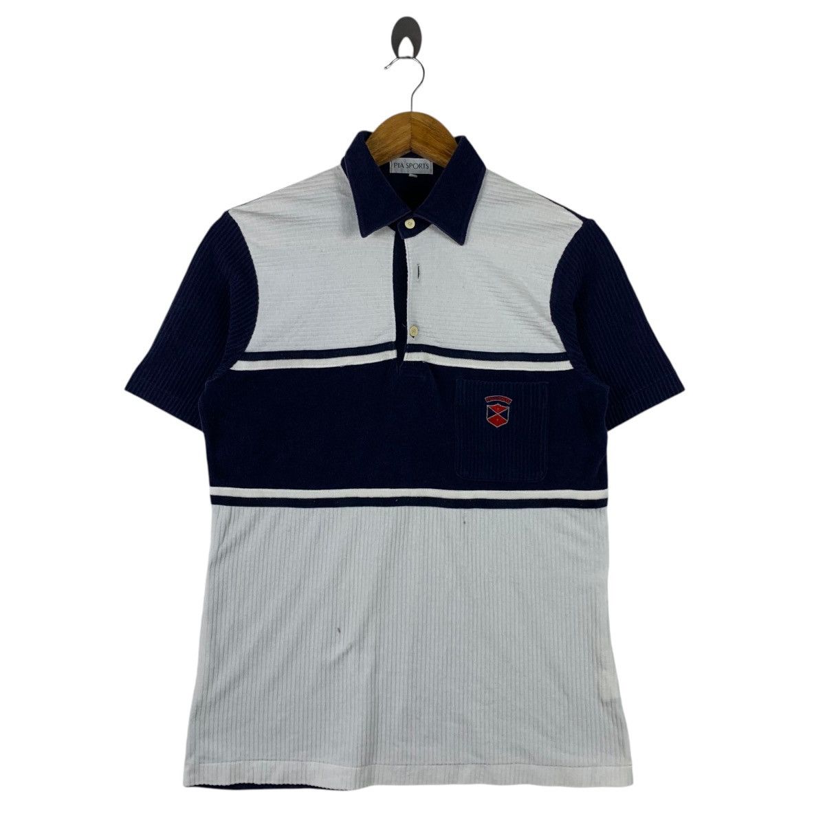Vintage PIA SPORTS Formula One F1 Mini Embroidered Brand Logo Shirt Size US S / EU 44-46 / 1 - 1 Thumbnail