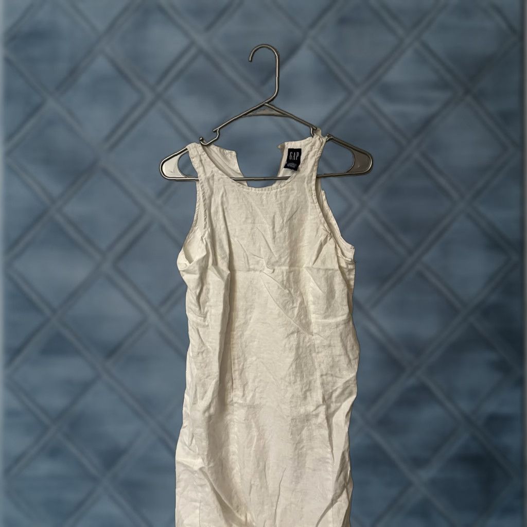 Gap Vintage GAP Linen Dress Size 4 Full Length Easter Spring Summer Tank Size S / US 4 / IT 40 - 1 Thumbnail
